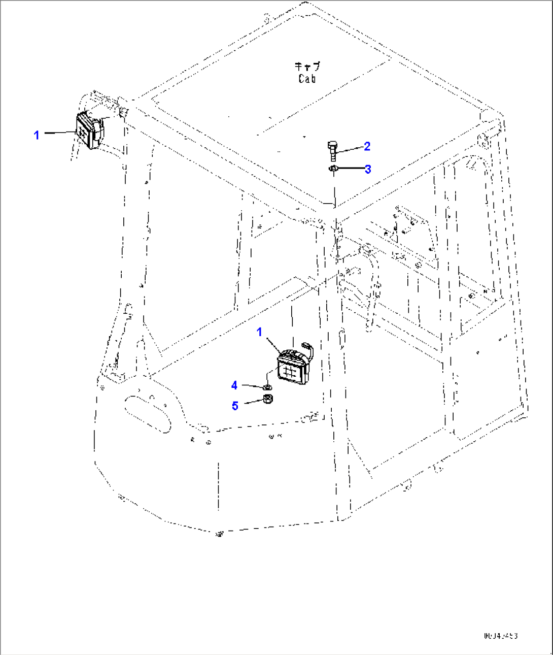 Working Lamp, Working Lamp, Front (#91336-)