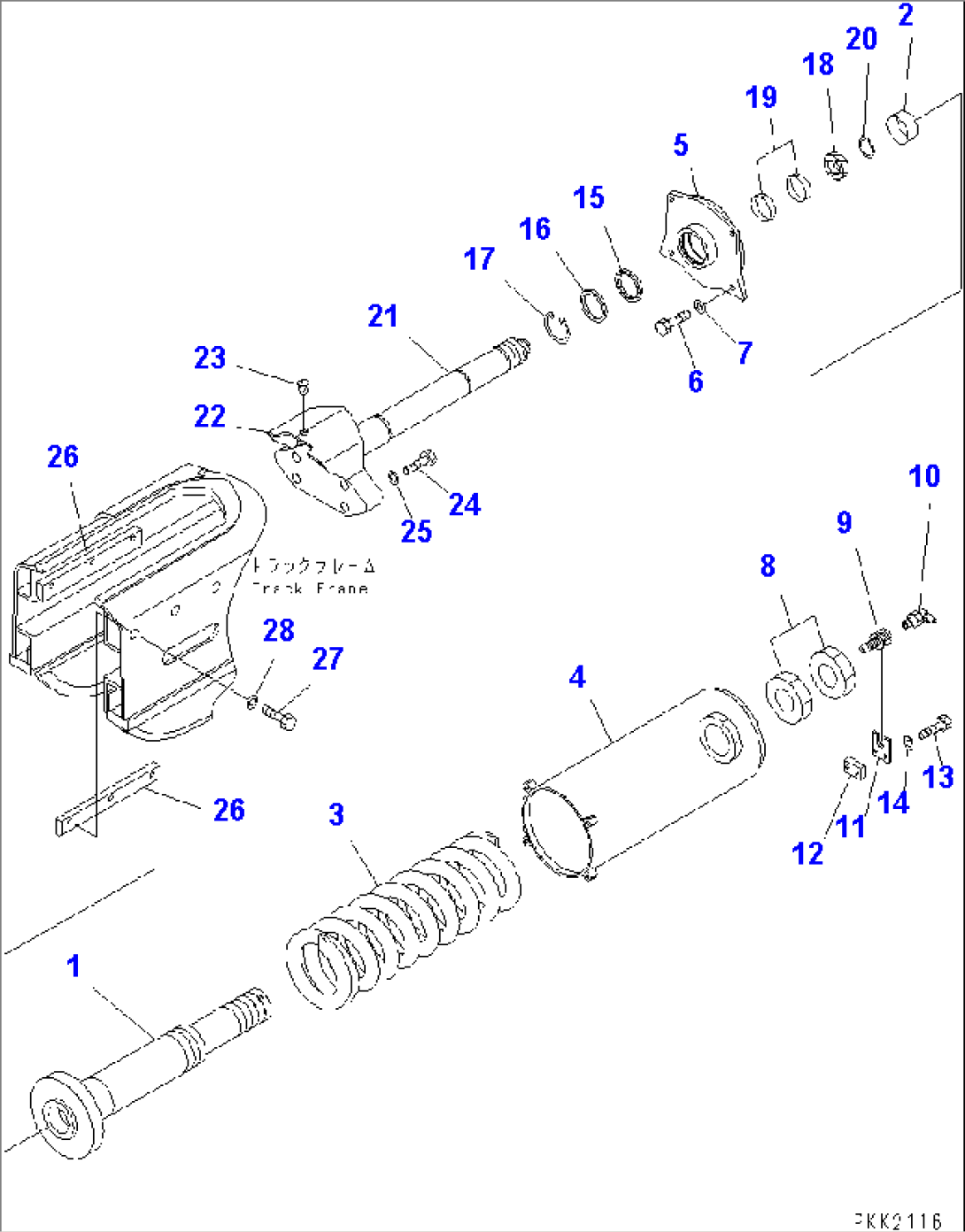 IDLER CUSHION (FOR TRIMMING DOZER)
