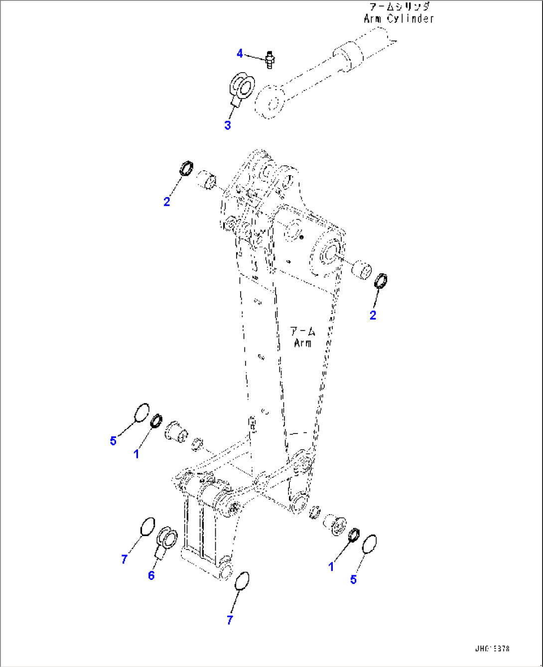 Arm, Spacer (#35650-)