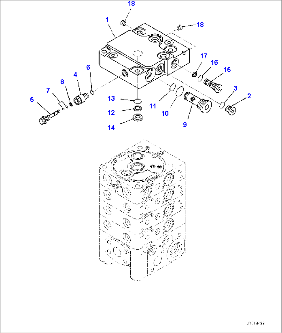 Control Valve, 4-Valve (5/10) (#30001-)
