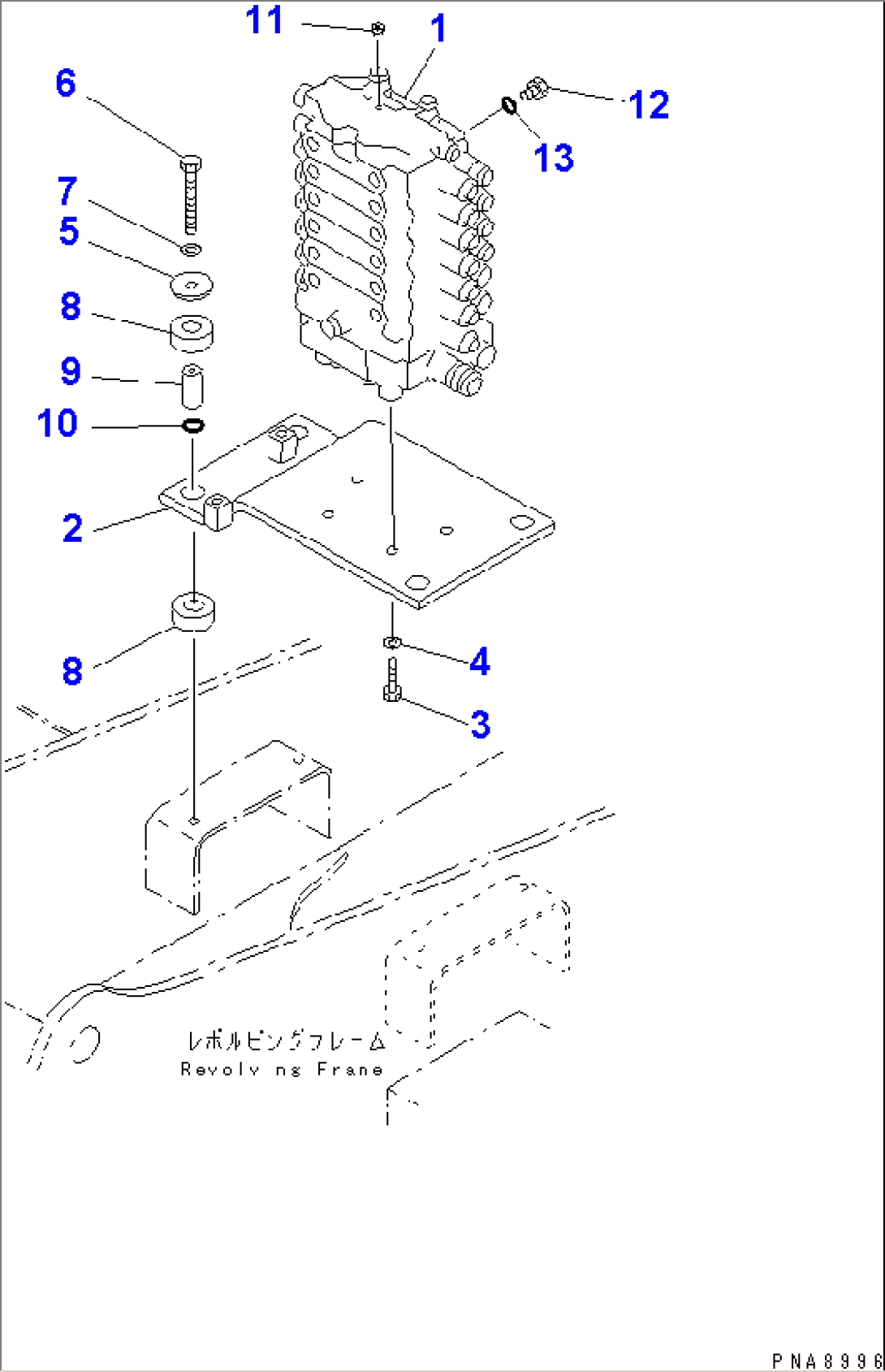 MAIN VALVE (PUMP¤ BRACKET¤ MOUNT AND PLUG)(#1004-1190)