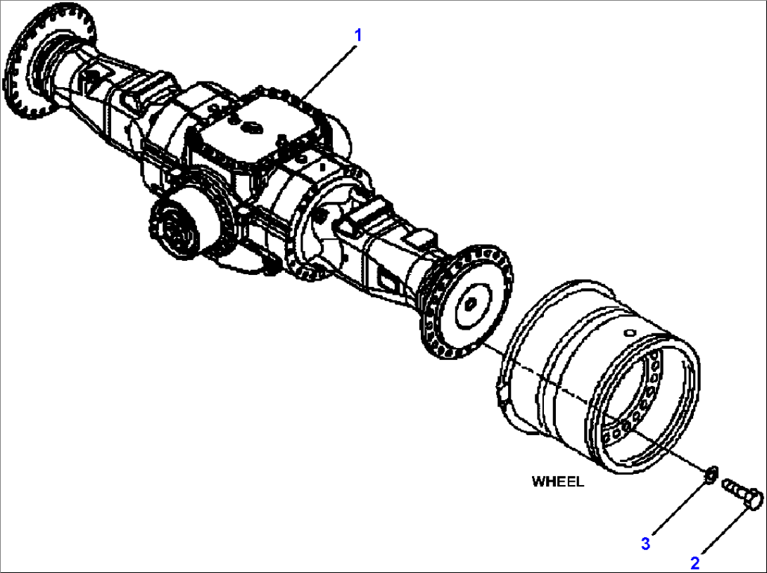 F4500-01A0 REAR AXLE MOUNTING
