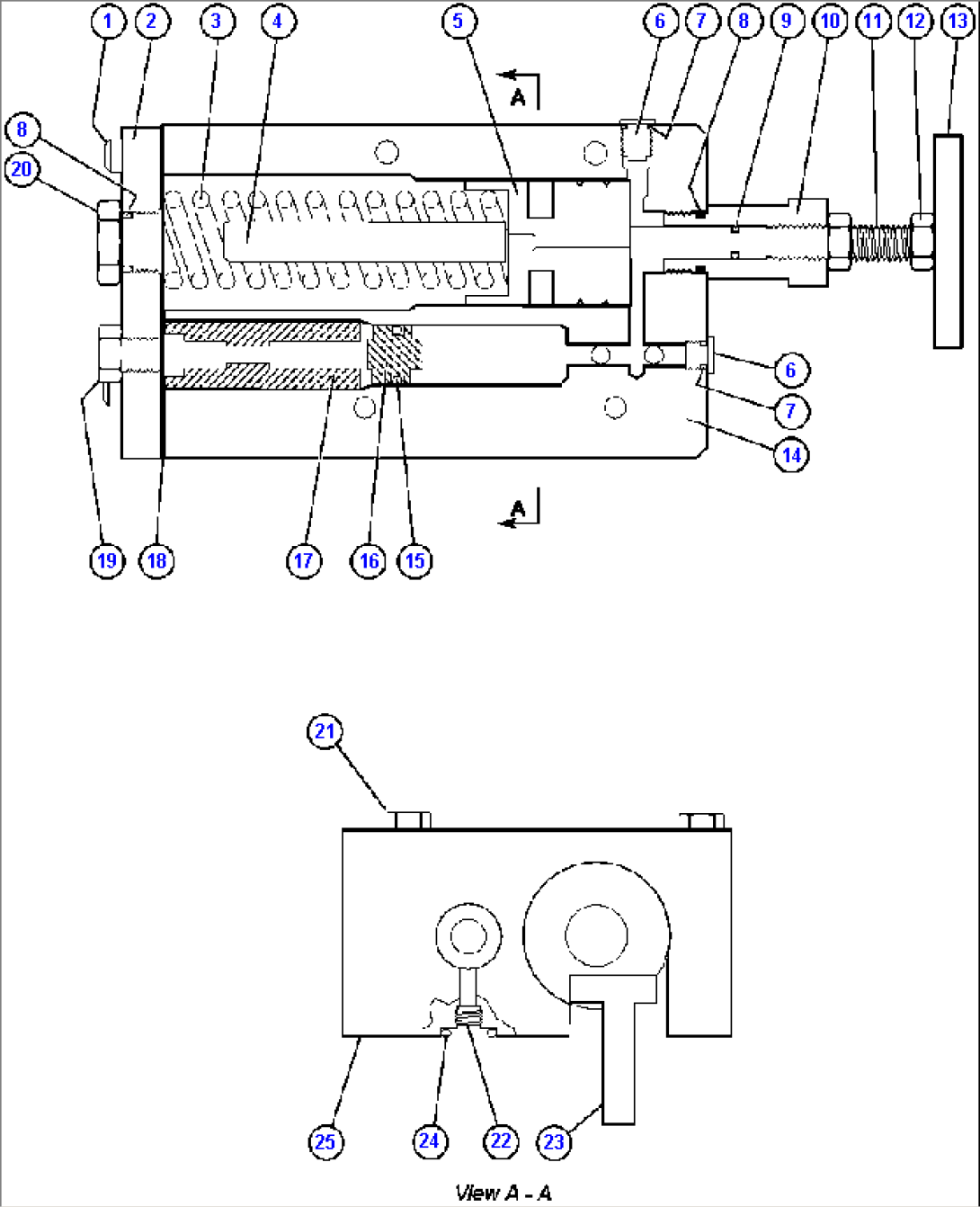 HAND WHEEL CONTROL ASSEMBLY (BF1676)