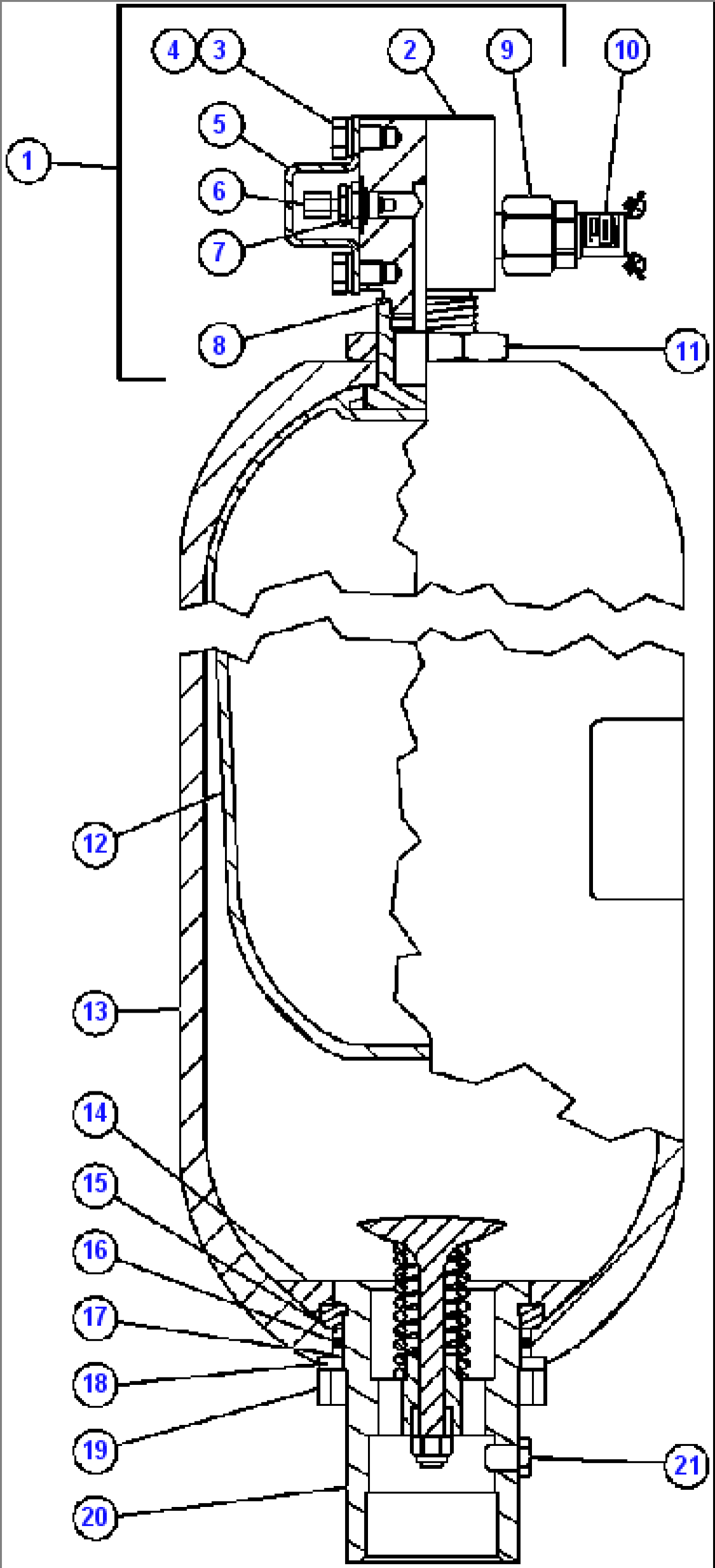 STEERING ACCUMULATOR ASSEMBLY (PC1339)