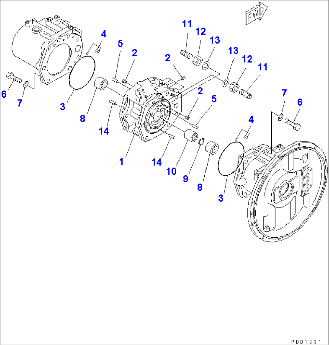 MAIN PUMP (4/9) (HPV 160+160+BARO-02)