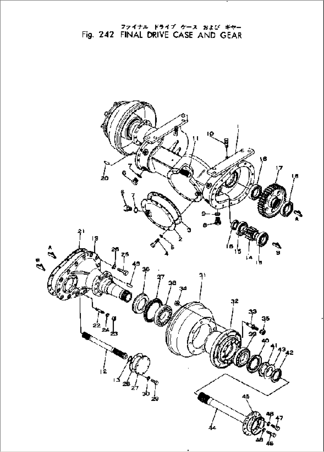 FINAL DRIVE CASE AND GEAR