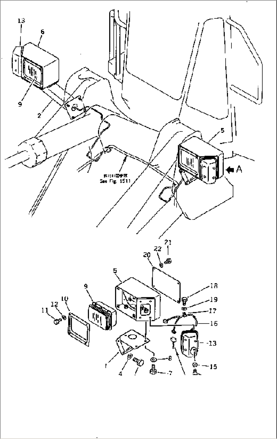 ELECTRICAL SYSTEM (FRONT LAMP)(#10001-19999)