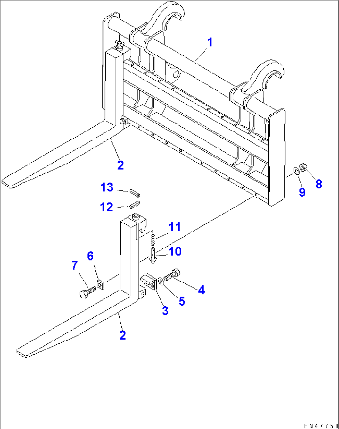 LUMBER FORK (FOR MULTI COUPLER)(#60001-)