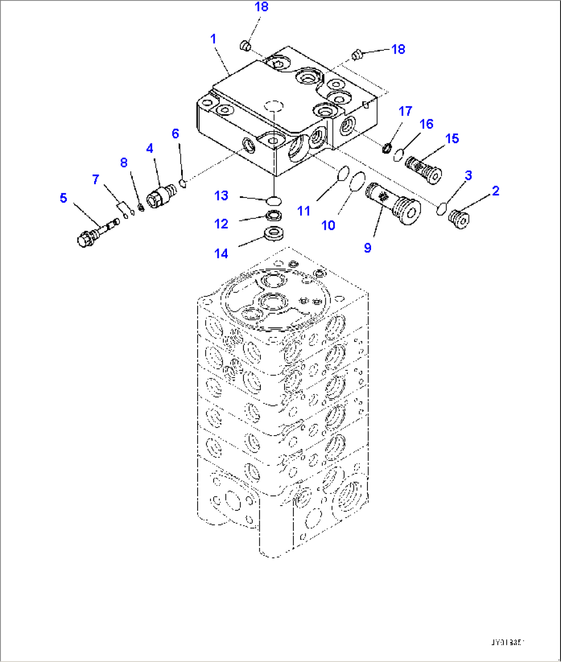Control Valve, 5-Valve (6/12) (#30001-)