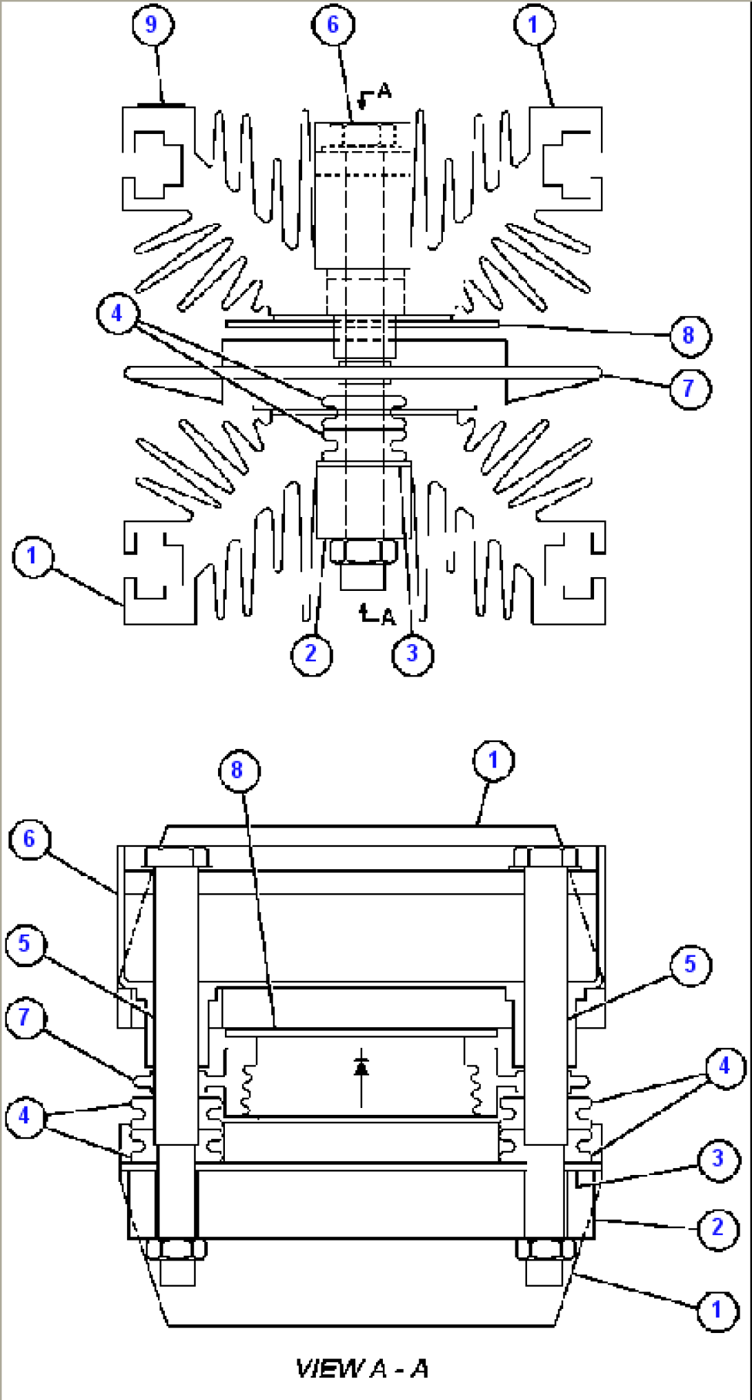 DIODE/HEAT SINK ASSEMBLY (GE0558)