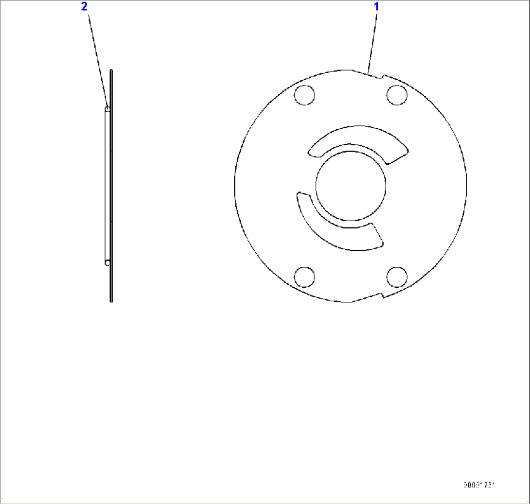 Hydrostatic Transmission (HST) Pump and Motor, Inner Parts, Pump (11/14) (#75053-)