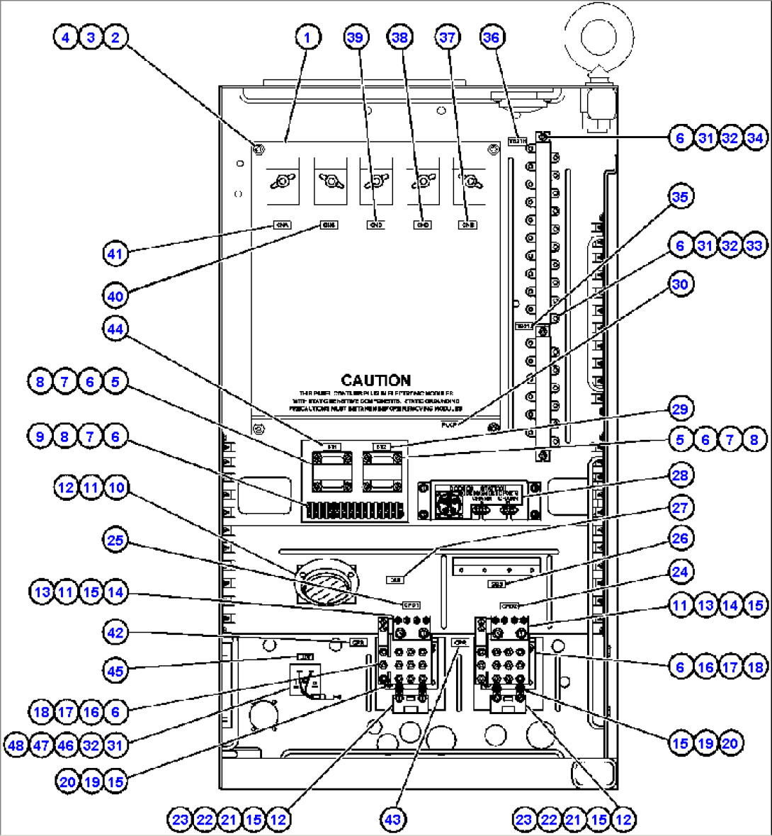 CONTROL CABINET (RIGHT DOOR)