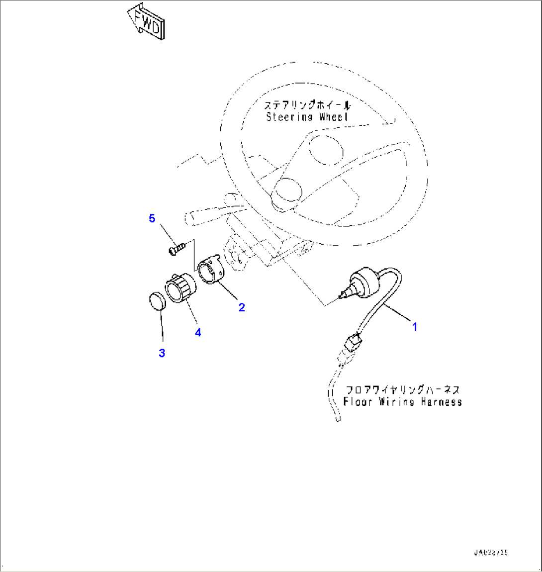 ROPS Cab, Wiper Switch (#91202-)