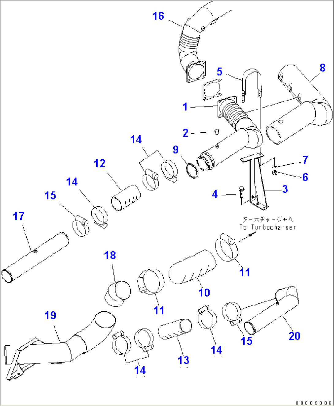 ENGINE PIPING (AIR INTAKE AND EXHAUST)