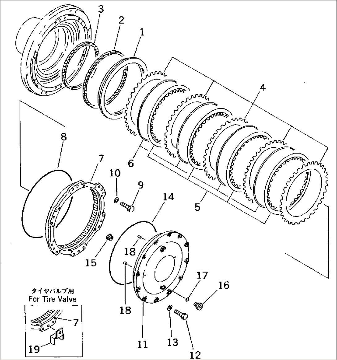 FRONT AXLE (2/4WD CLUTCH) (4WD SPEC.)