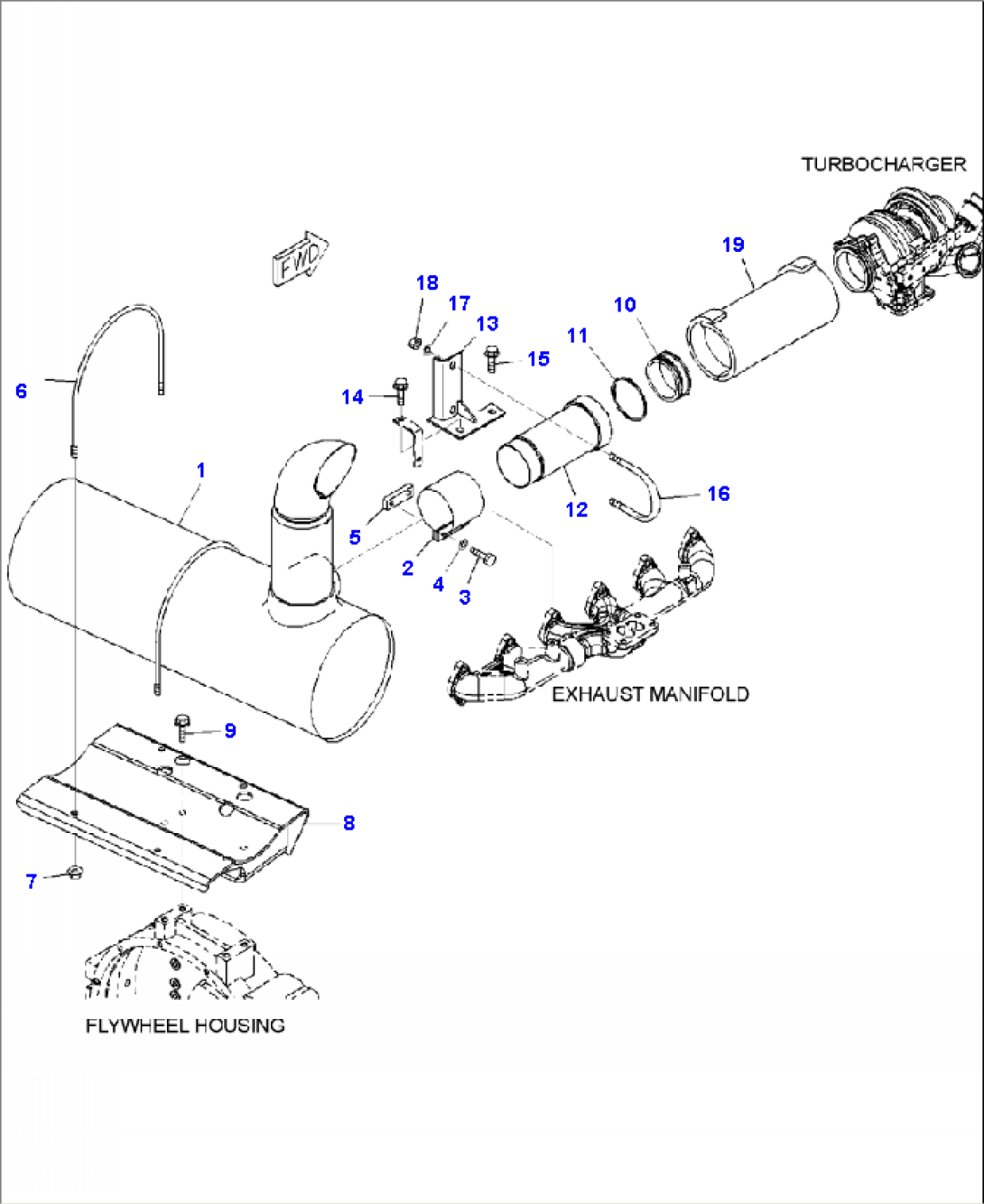 A1215-A3A1 EXHAUST MUFFLER