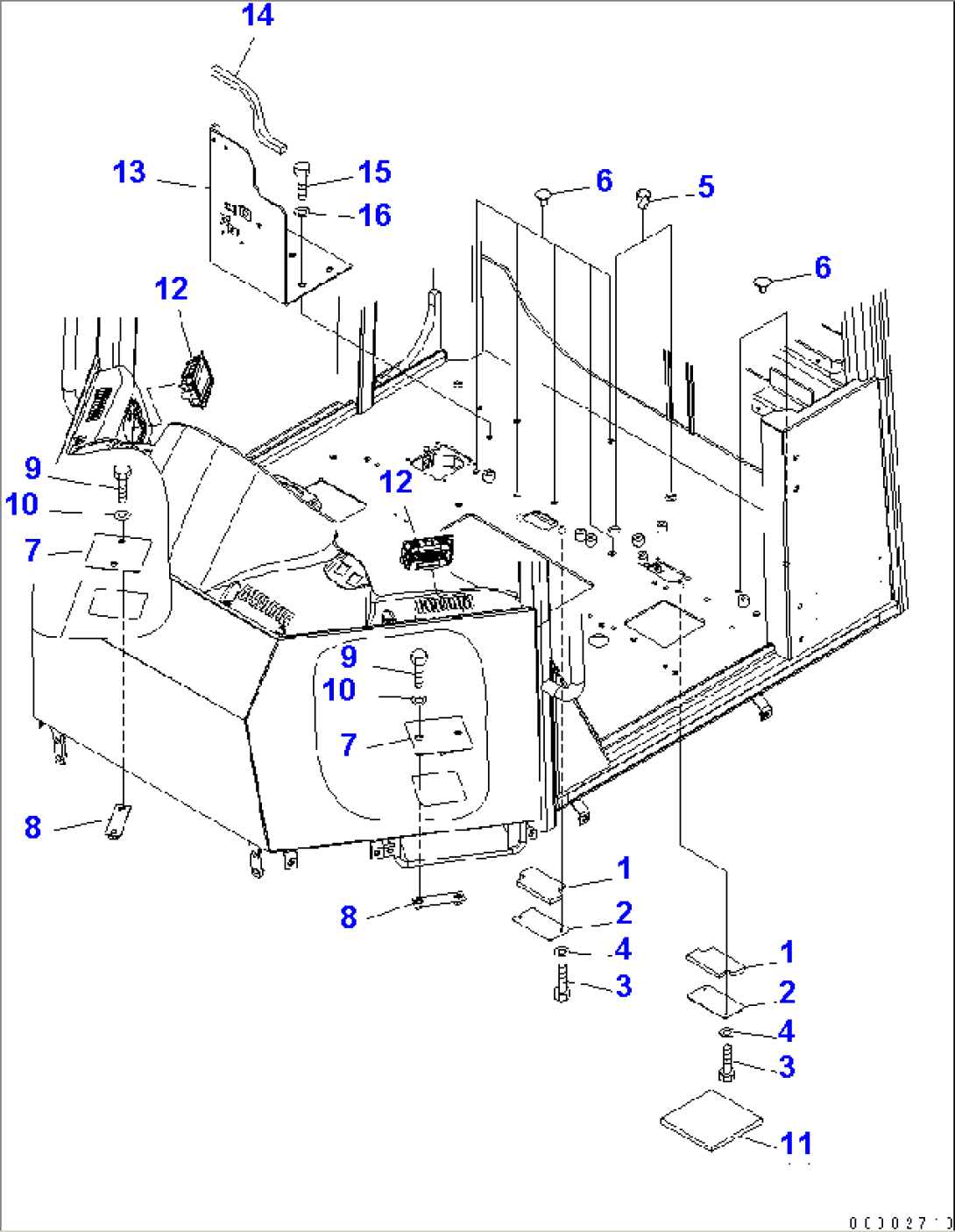 FLOOR (PLUG) (AIR CONDITIONER LESS) (FOR CANOPY)