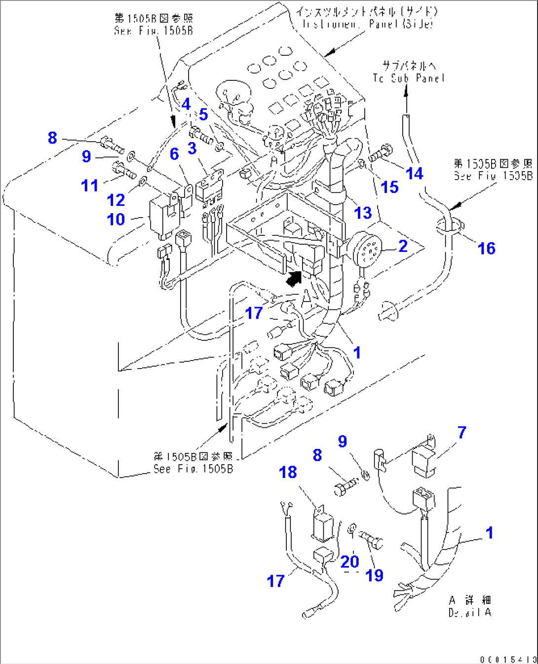 ELECTRICAL SYSTEM (INSTRUMENT PANEL LINE)(#12009-)