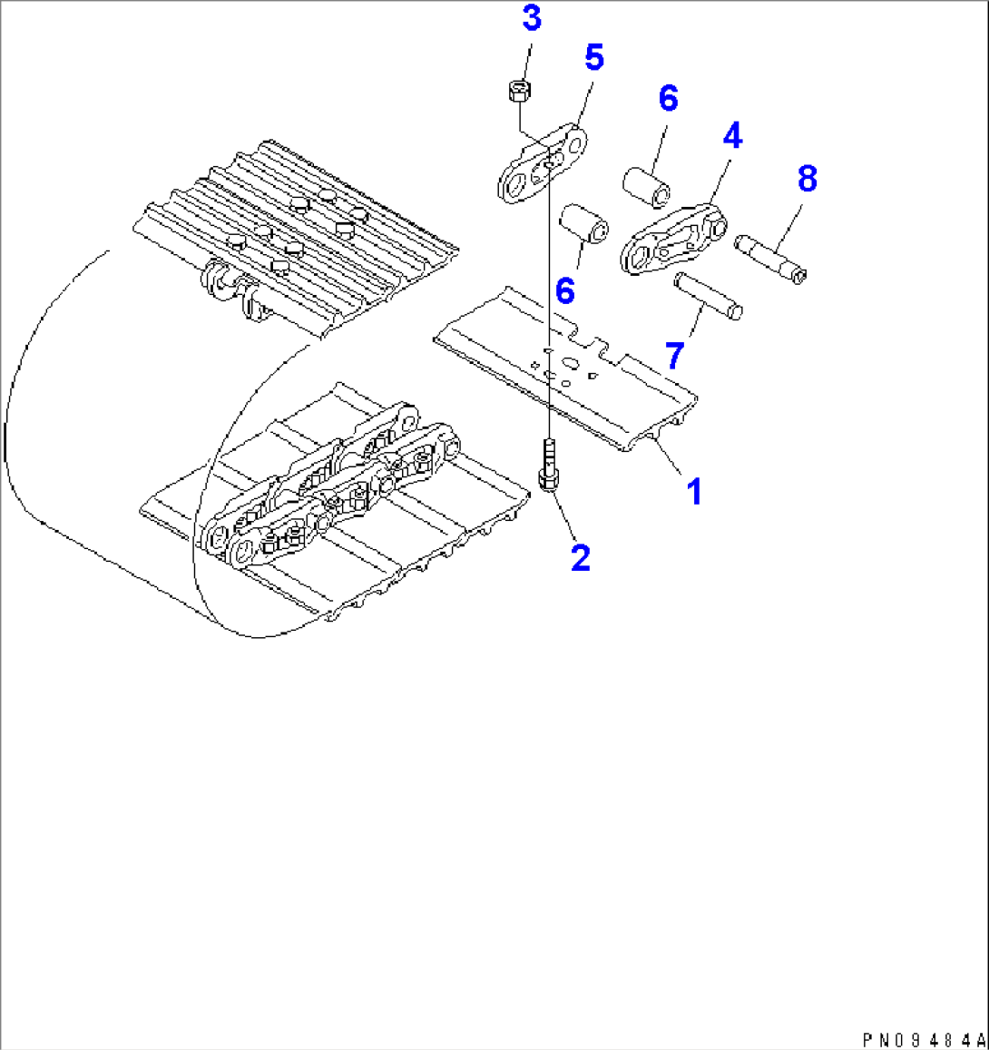 TRACK SHOE (STEEL SHOE)