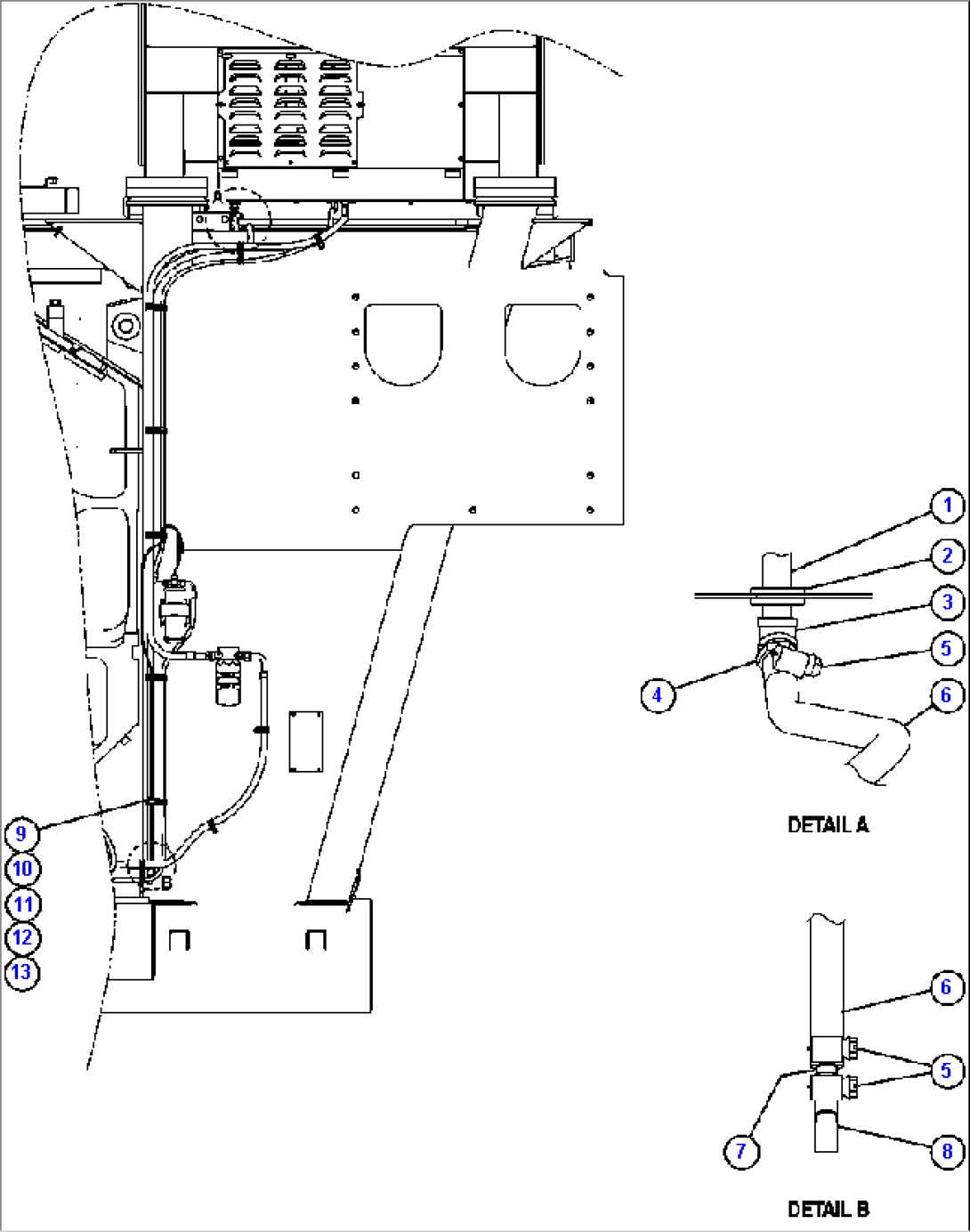 HEATER/AC DRAIN HOSE INSTALLATION