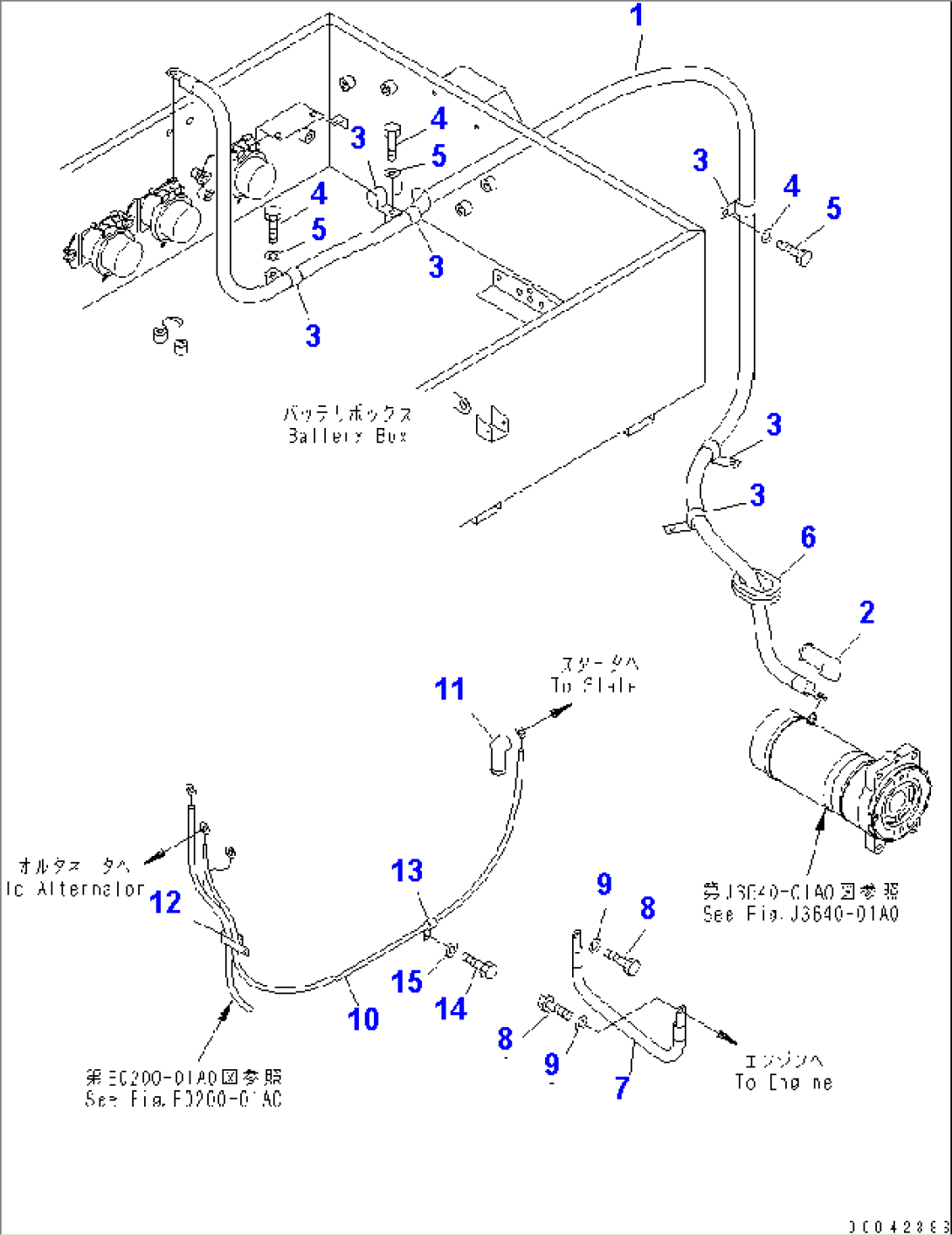 ELECTRICAL SYSTEM (ENGINE HARNESS)(#7001-)