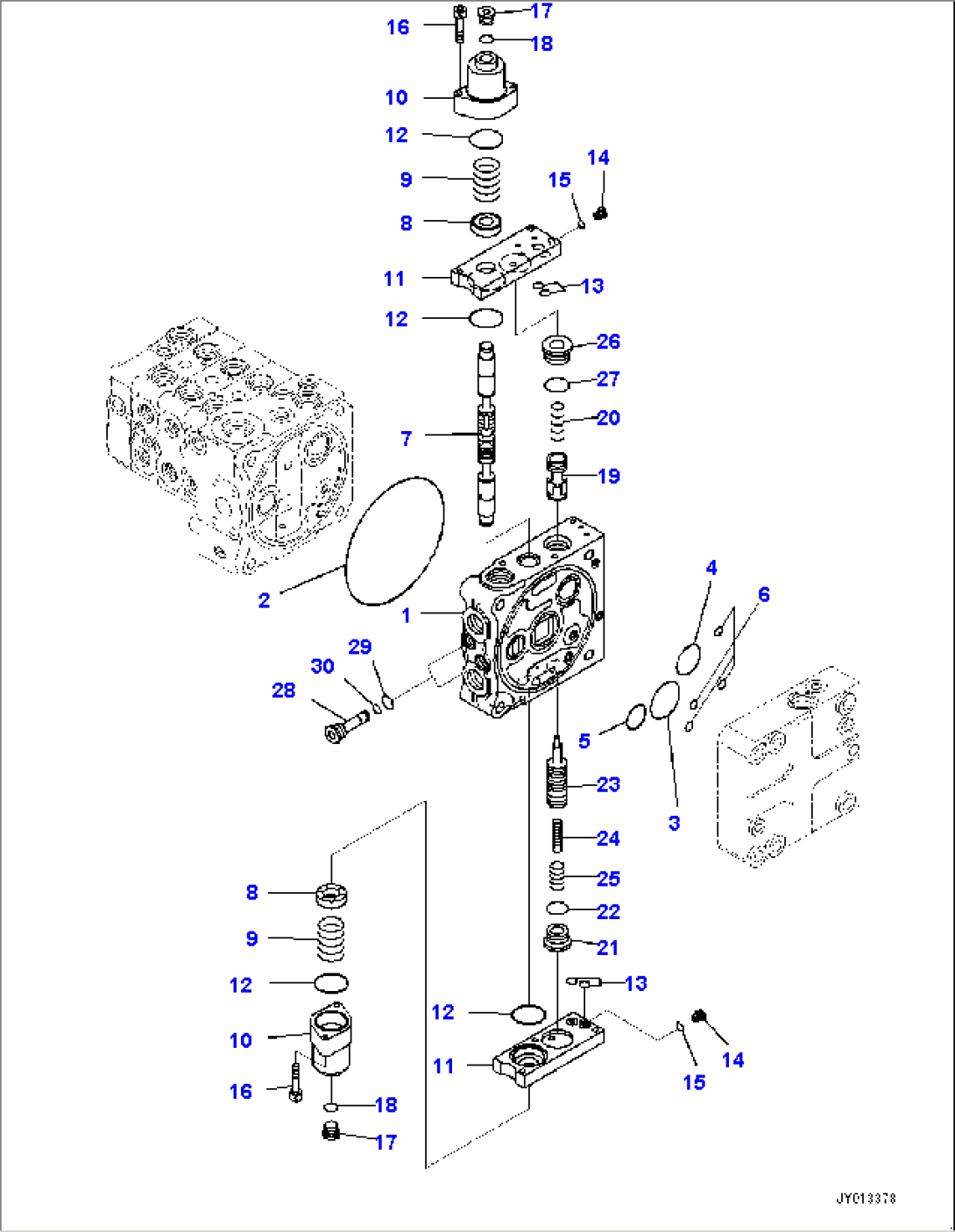 Fender Group, Control Valve, 4-Valve (9/11) (#80001-)