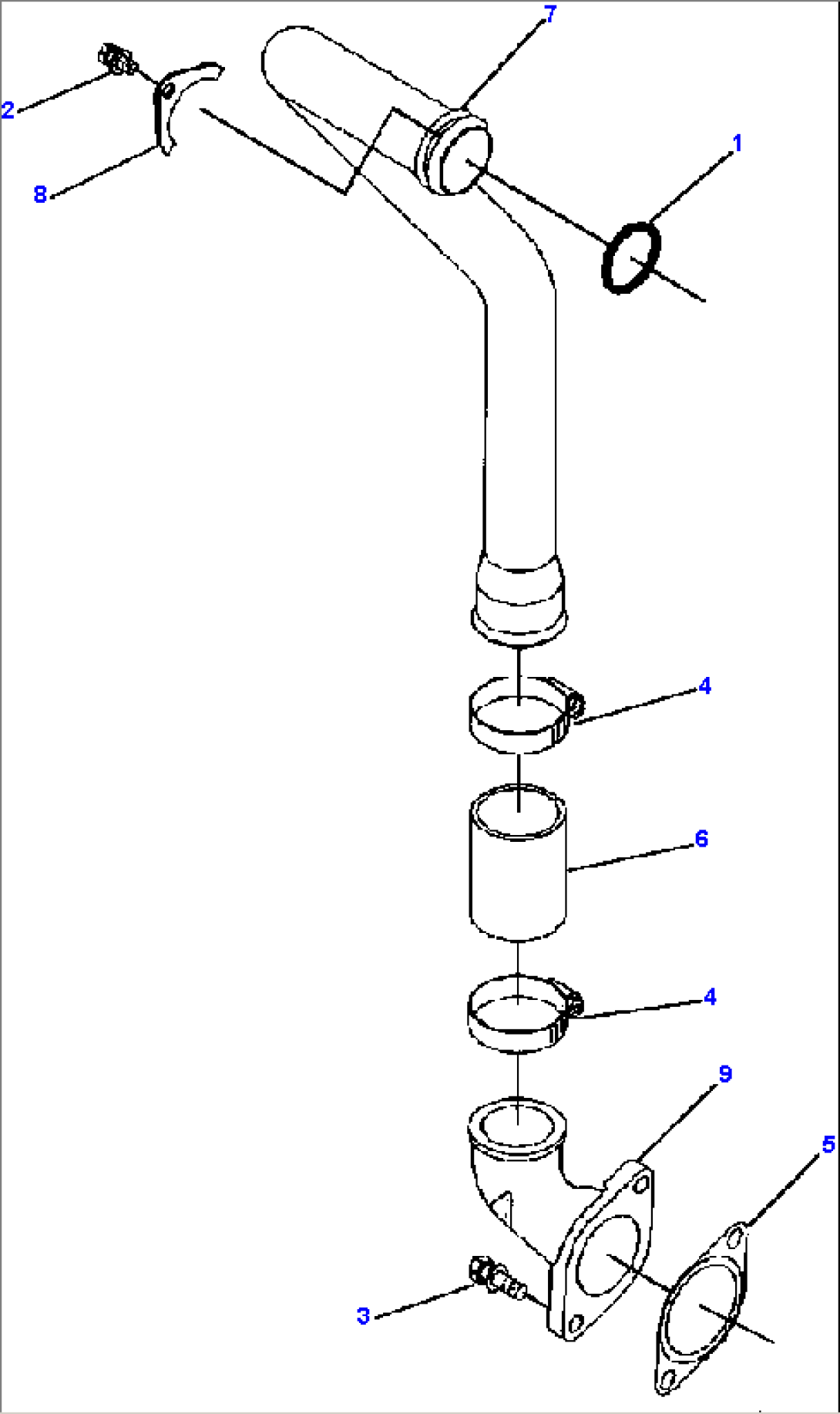 THERMOSTAT HOUSING WATER BYPASS TUBE