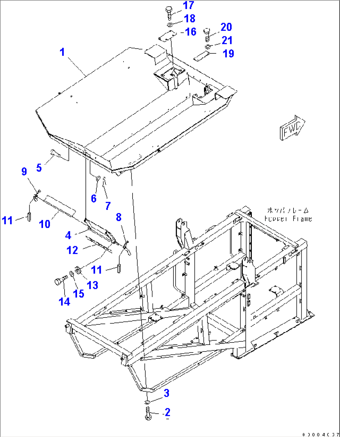 SOIL HOPPER (1/2) (HOPPER)(#1101-1600)