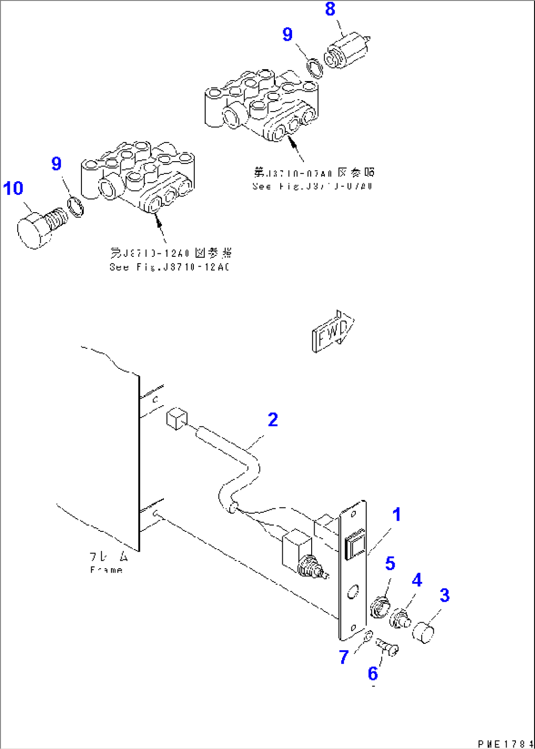 LUBRICATION PIPING (LUBRICATION SWITCH GROUP)(#53001-53085)