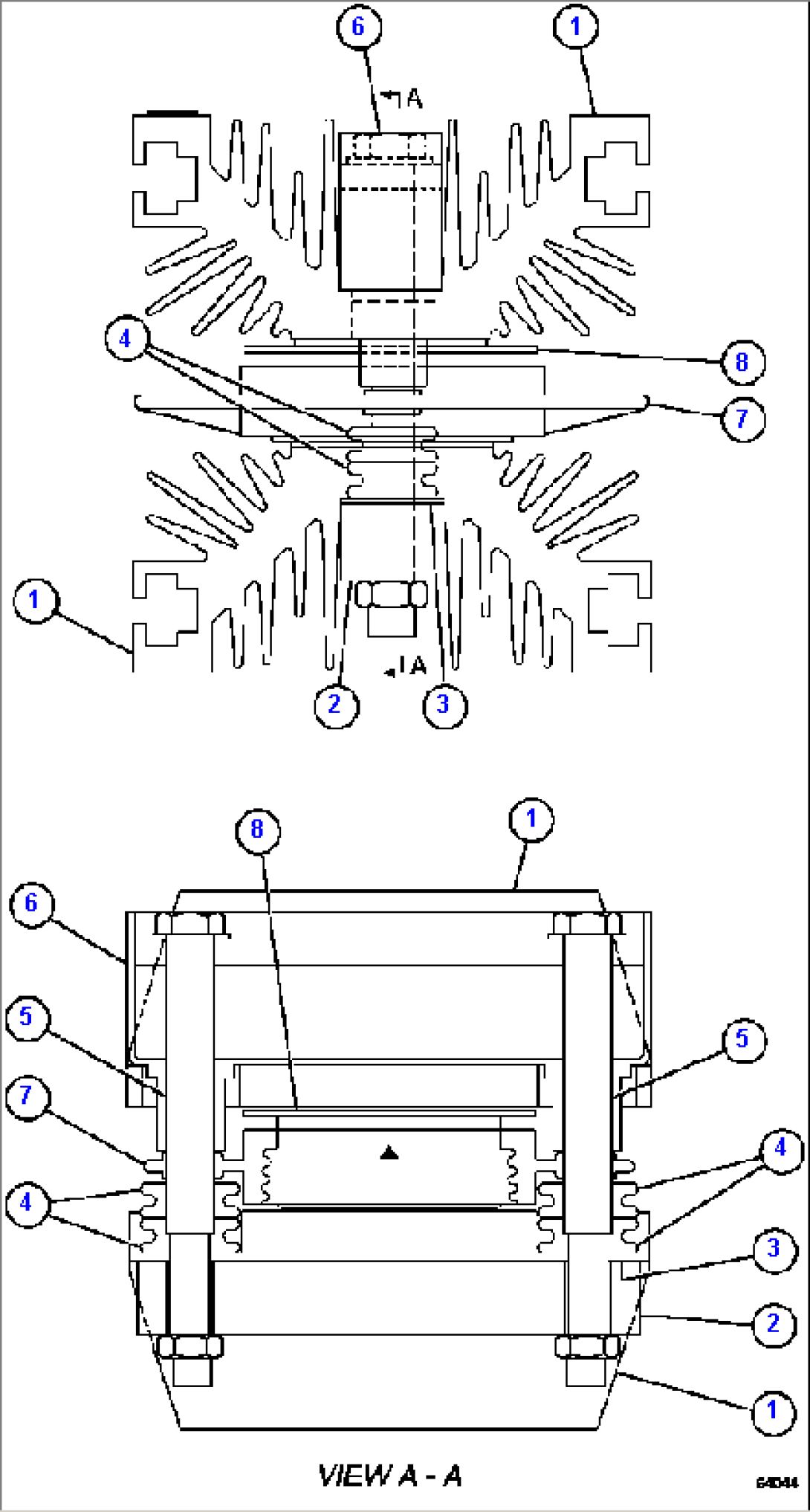DIODE/HEAT SINK ASSEMBLY GE0558
