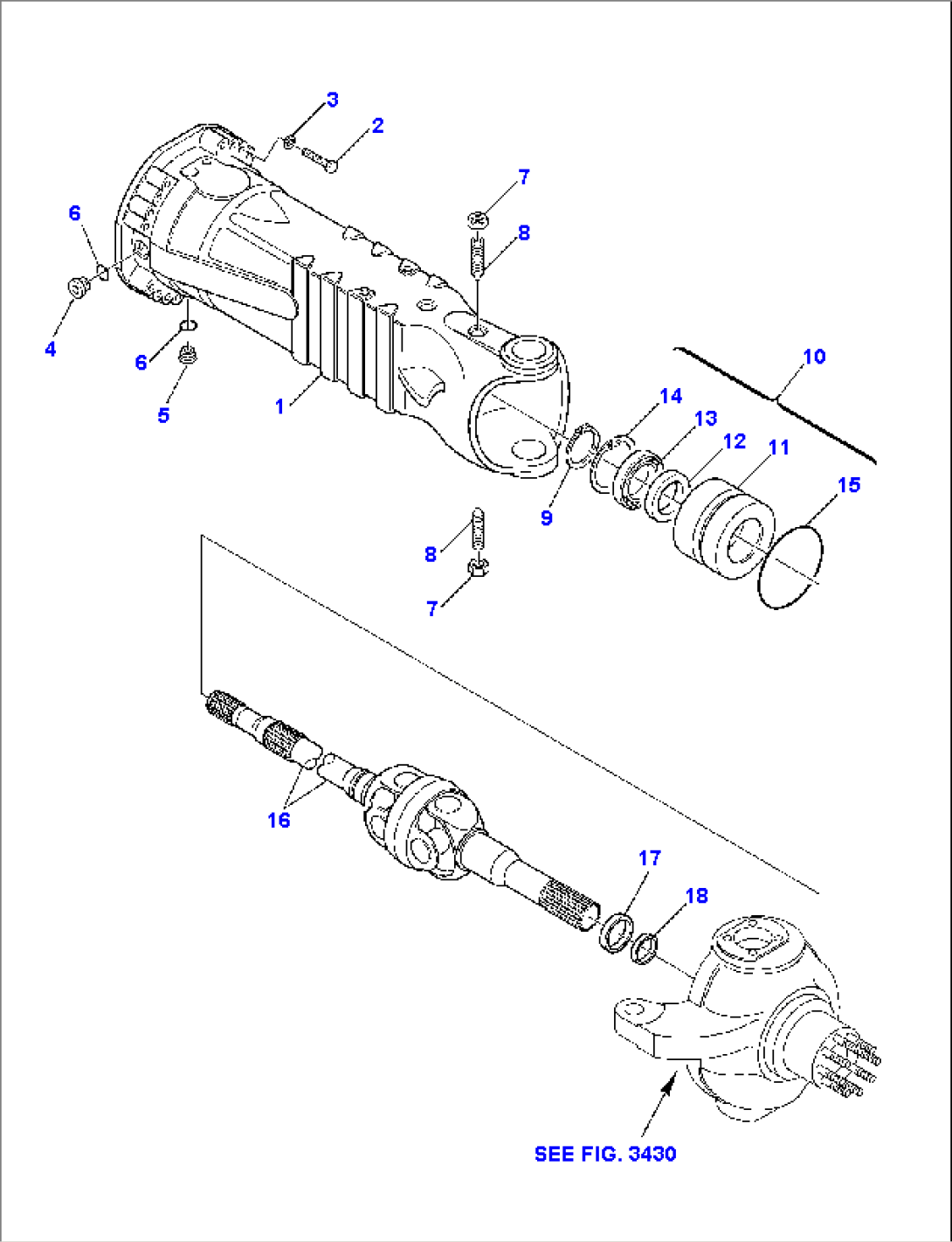 REAR AXLE (5/8) (4WS)