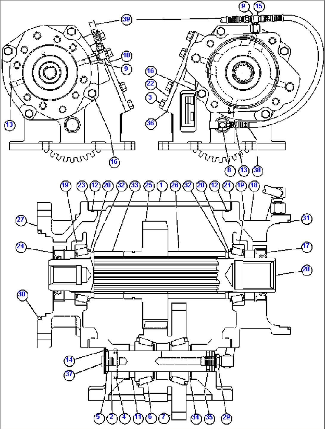 POWER TAKE-OFF ASSM (PB9620)