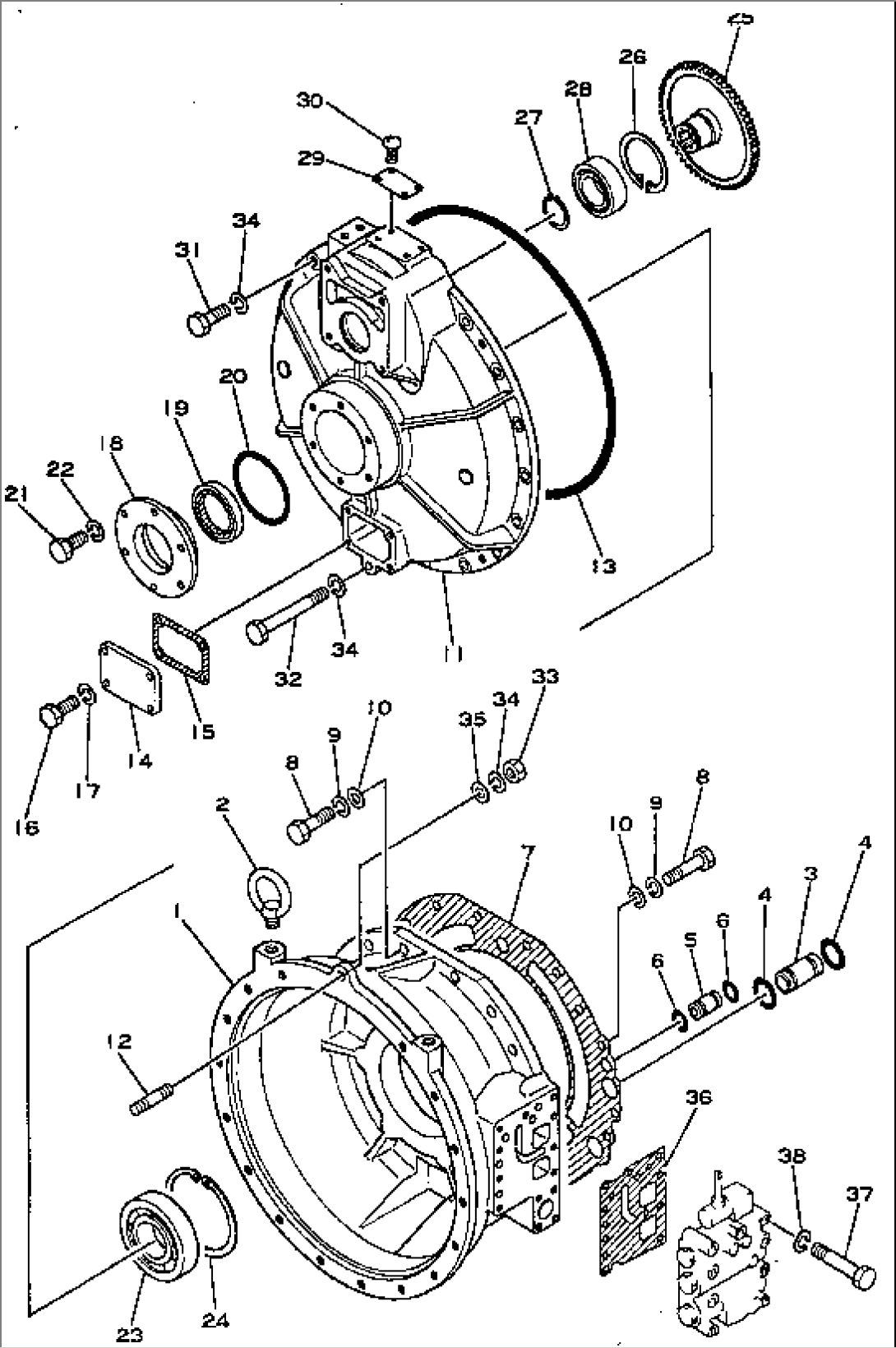 TORQUE CONVERTER HOUSING(#1410-2000)
