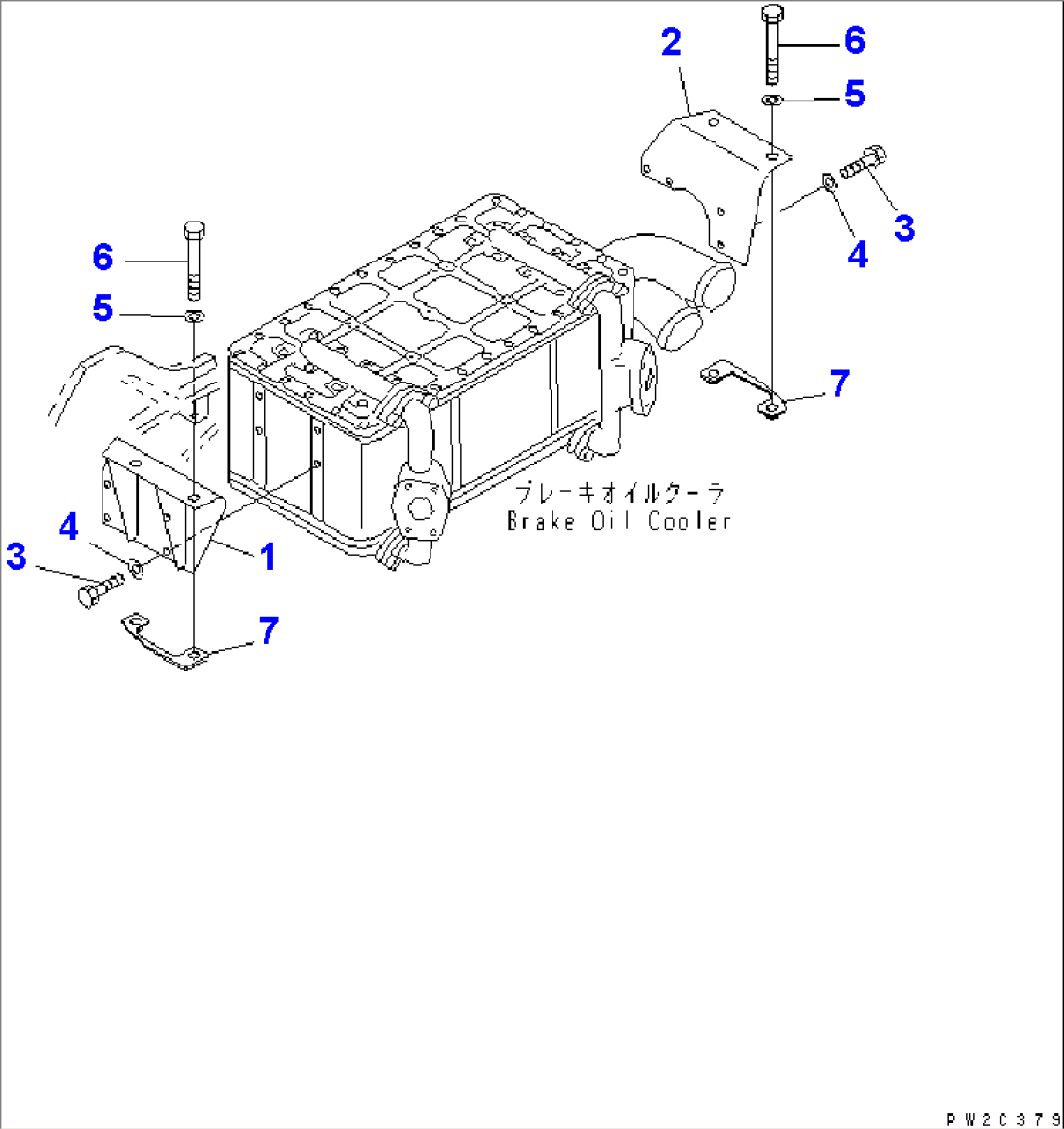BRAKE OIL COOLER (2/2)