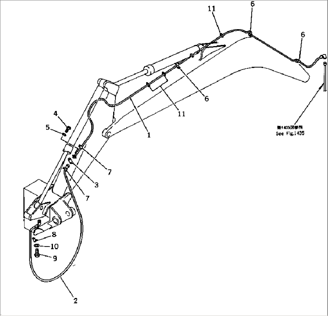 ELECTRICAL SYSTEM (WORK EQUIPMENT SIDE) (1/2)