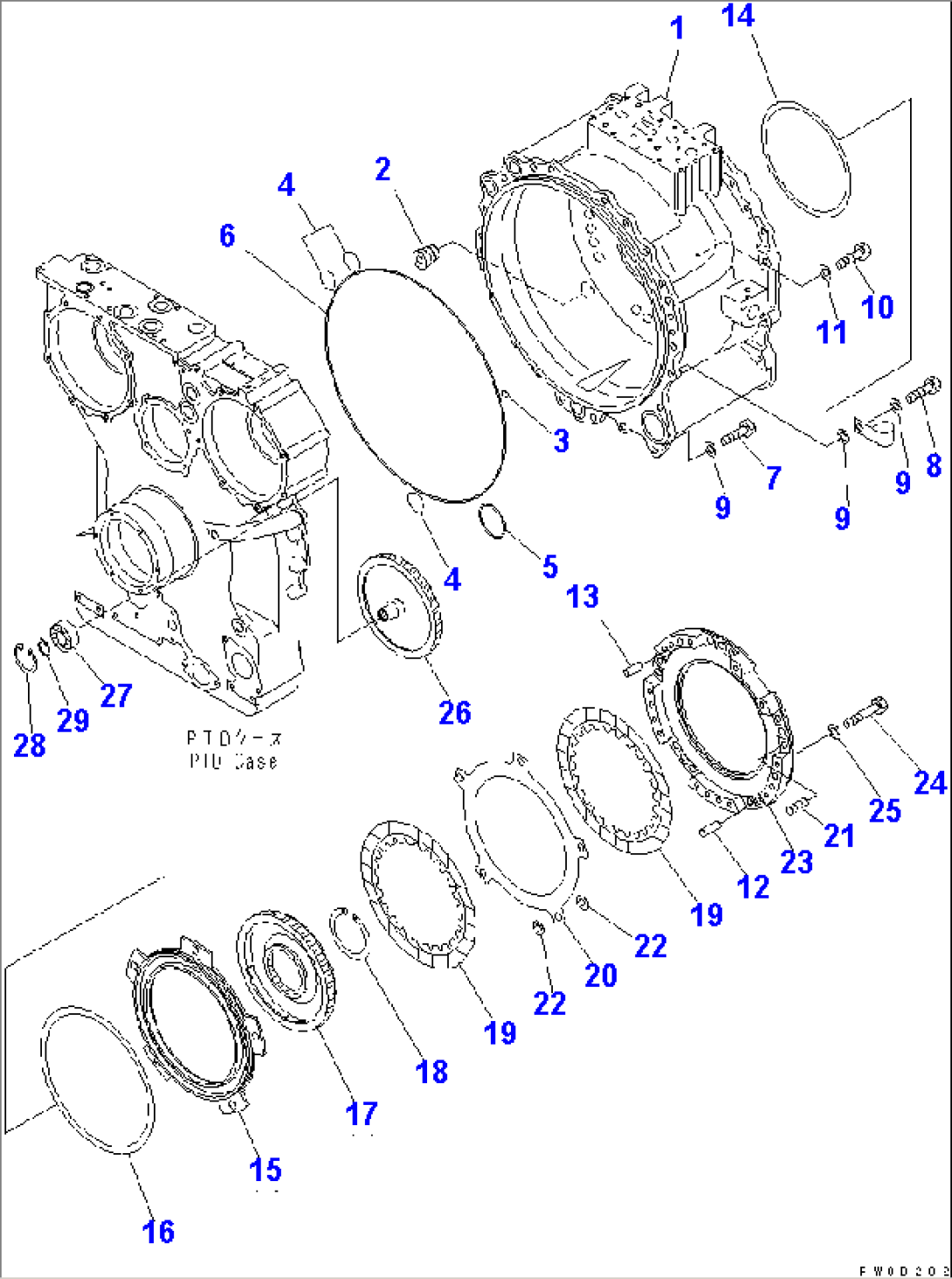 TORQUE CONVERTER (3/3)¤ REAR HOUSING AND SCAVENGING PUMP