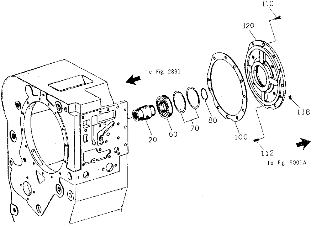 POWER TAKE OFF (T/M NO.4644 026 063)(#311001-)