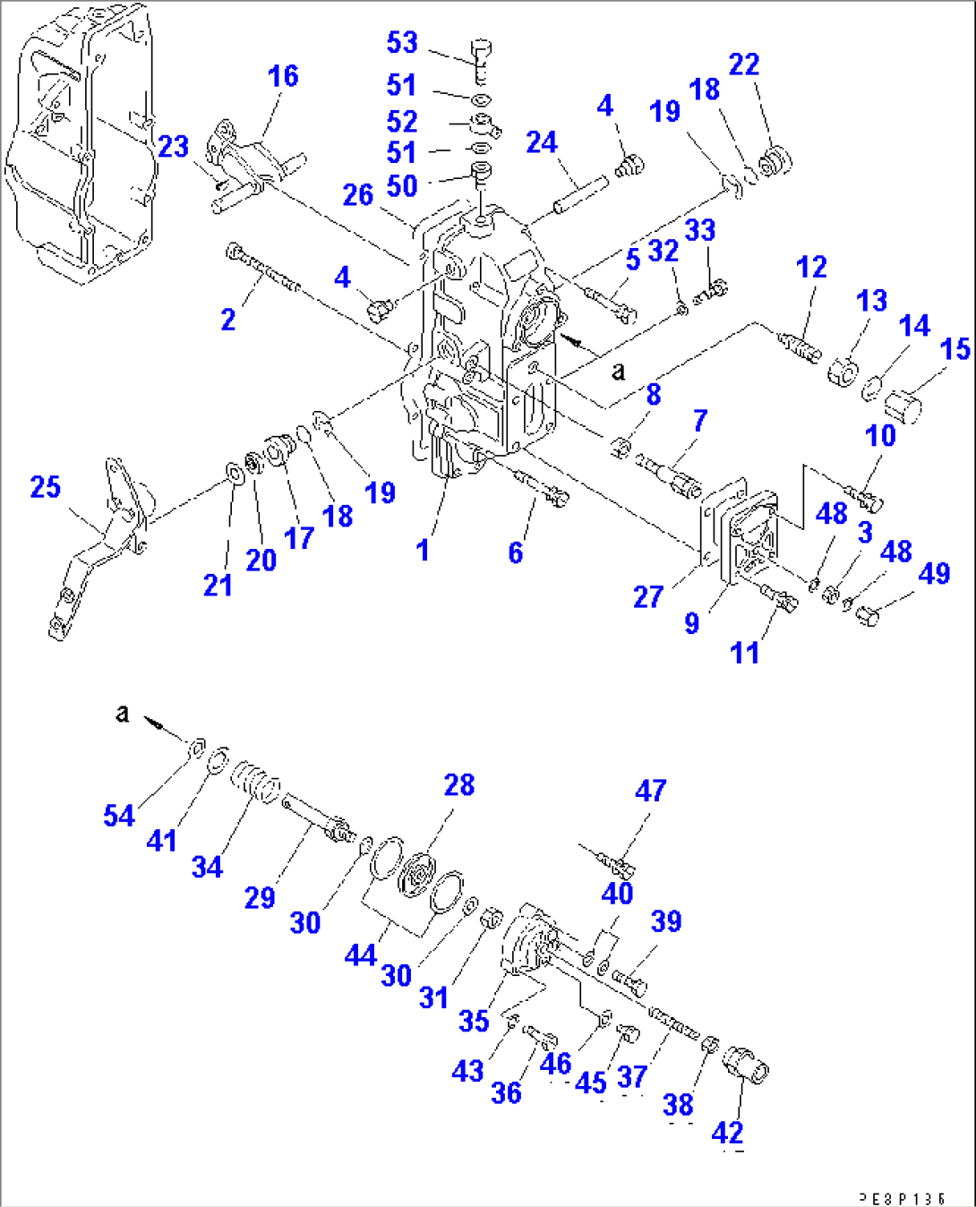 FUEL INJECTION PUMP (GOVERNOR) (2/2) (INNER PARTS)(#11763-13555)