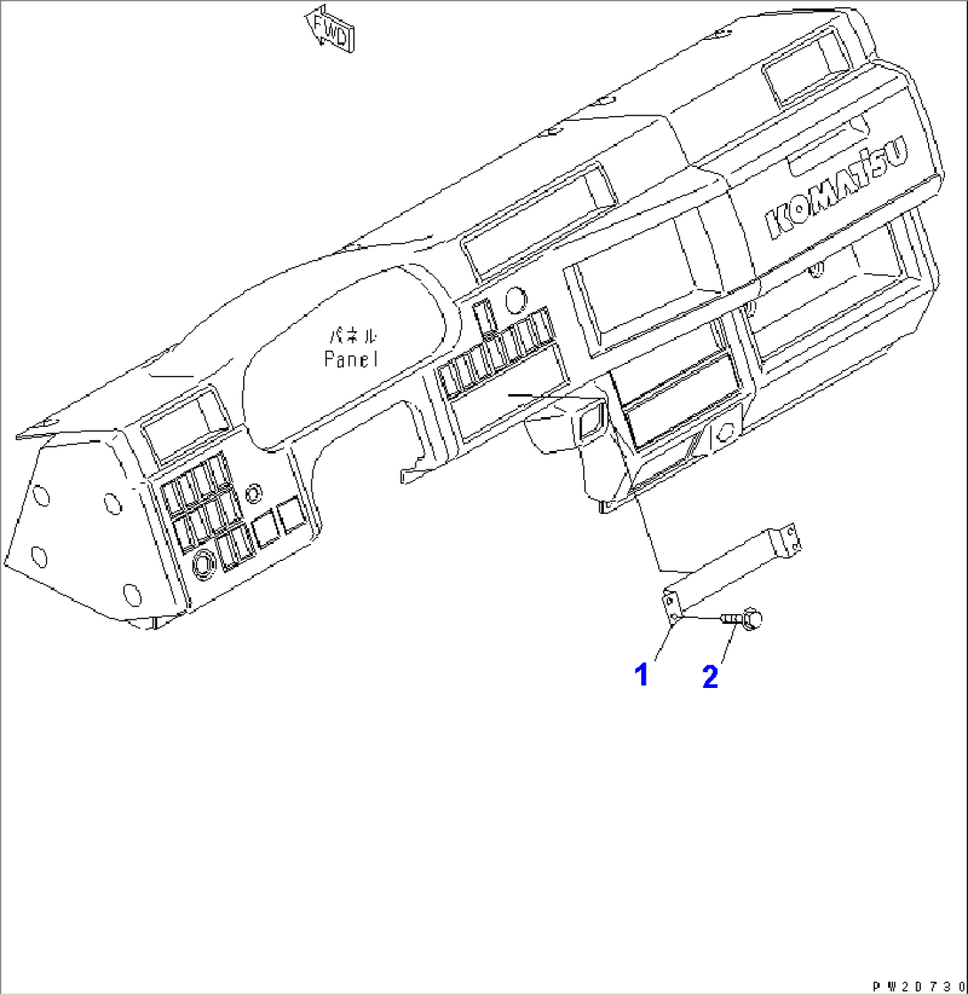 FLOOR (RADIO-LESS)(#11001-)