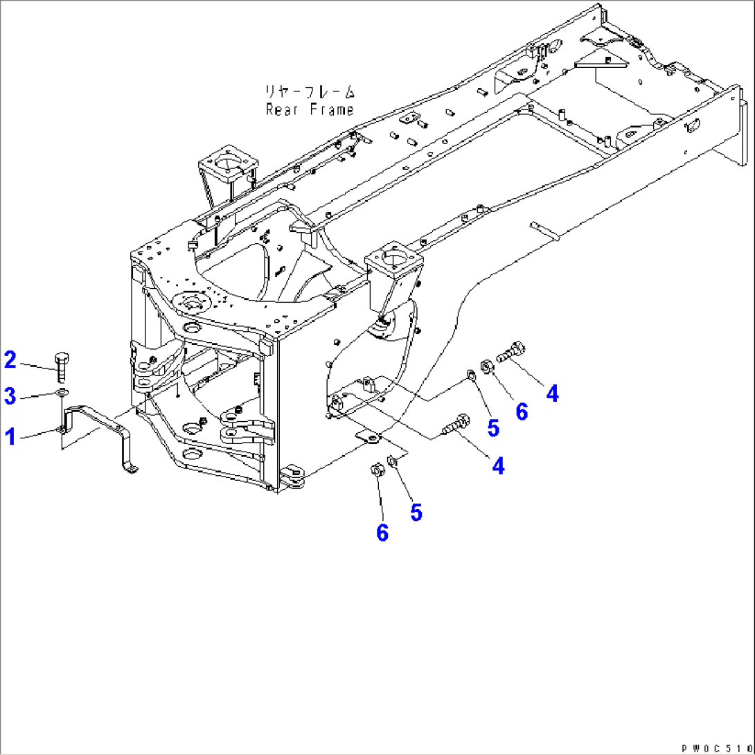 REAR FRAME (GUARD)