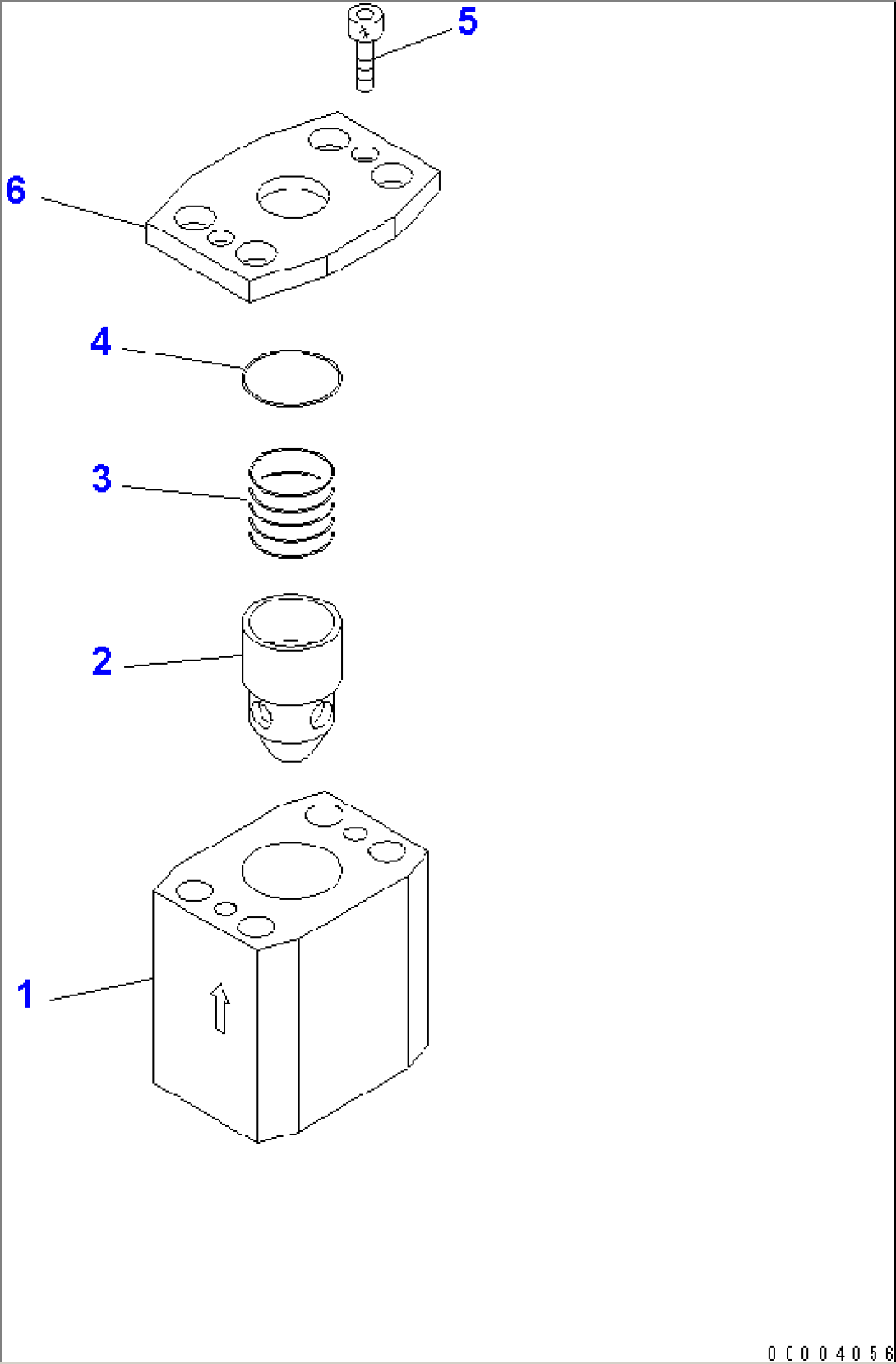 CHECK VALVE (FOR EMERGENCY STEERING)