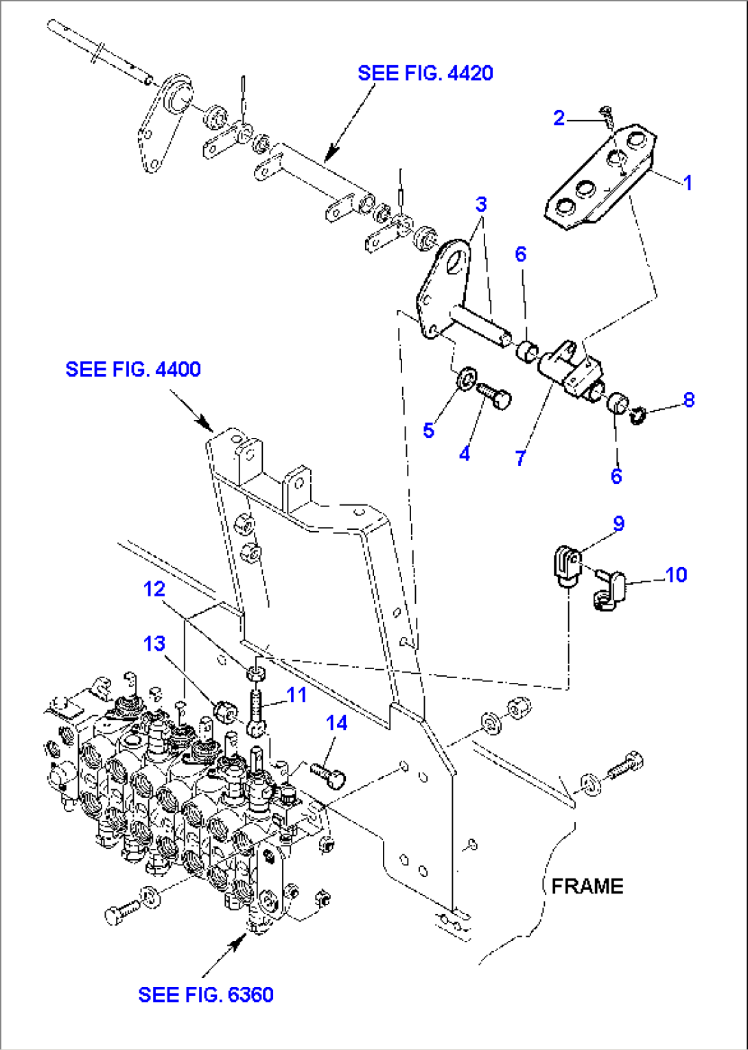 BACKHOE CONTROL PEDAL (RIGHT SIDE) - FKI LAYOUT CONTROL