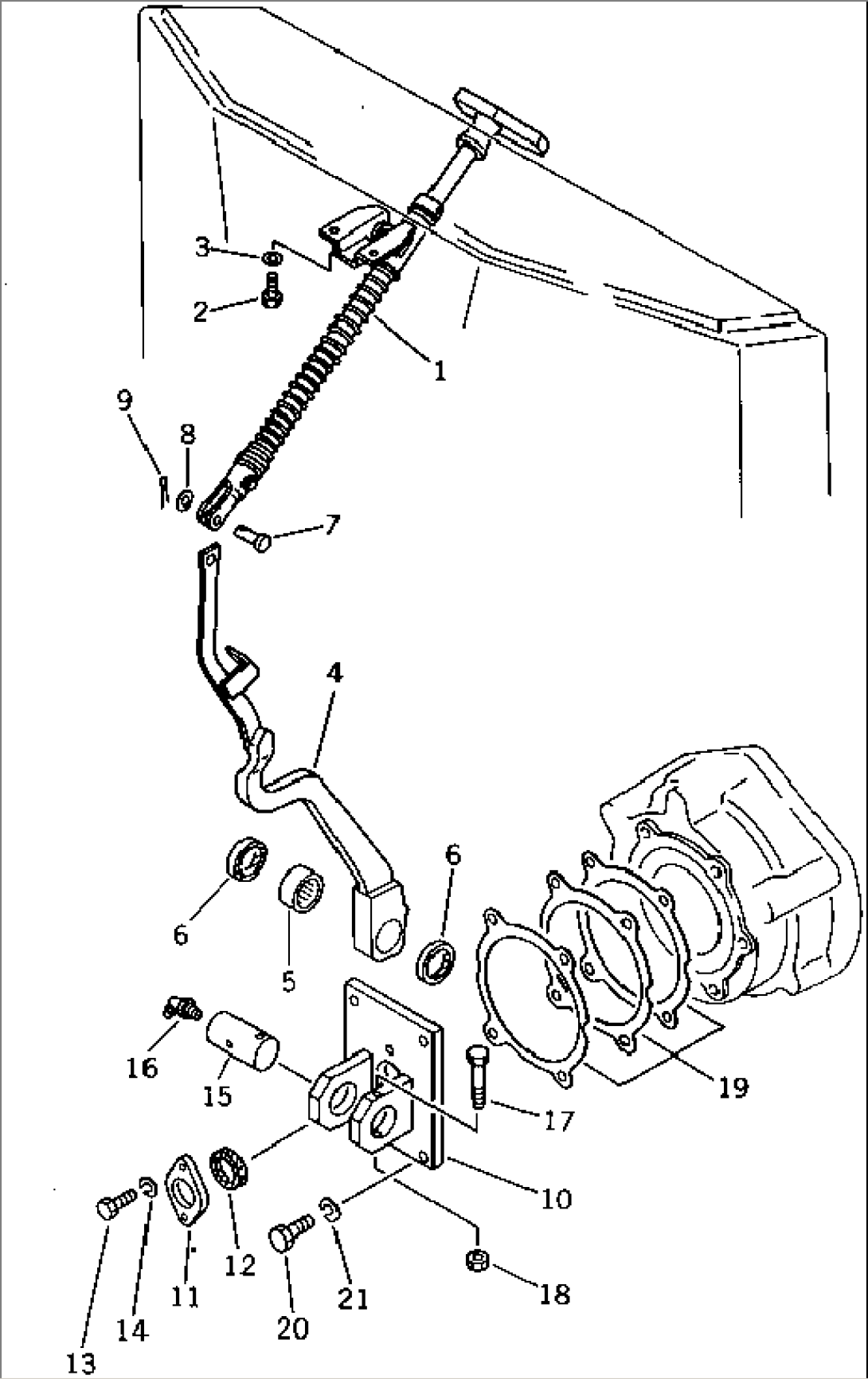PARKING BRAKE LEVER