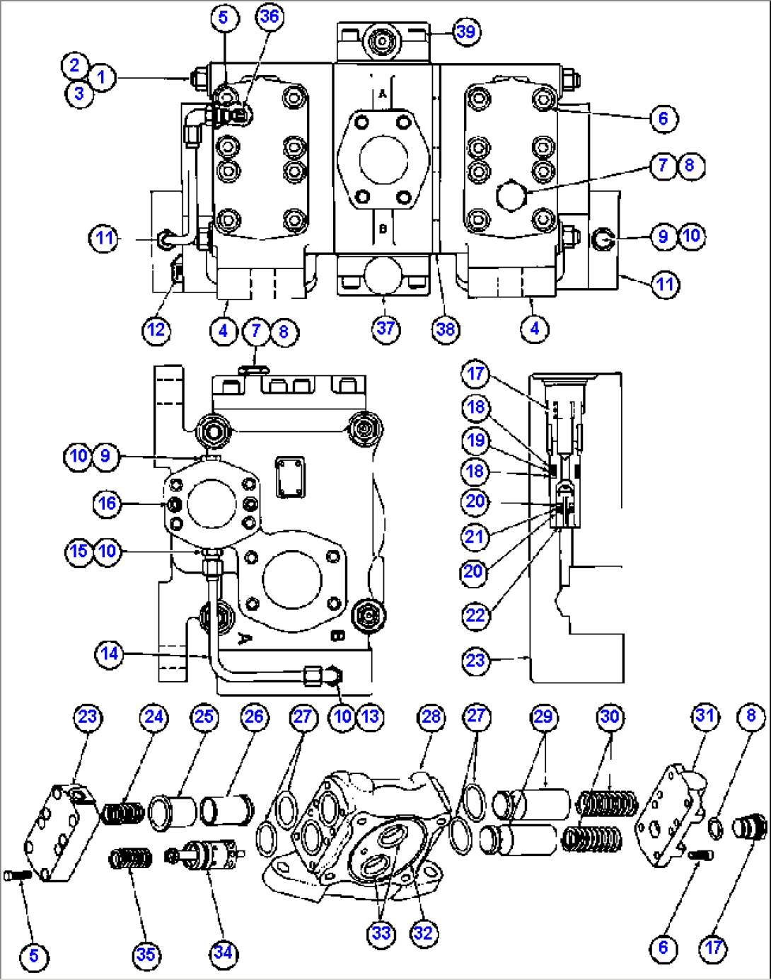 HOIST CONTROL VALVE ASSM (PB6921)