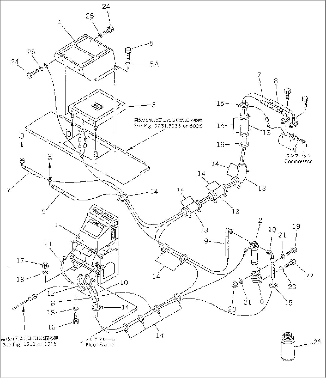CAR COOLER AND PIPING(#30083-32401)