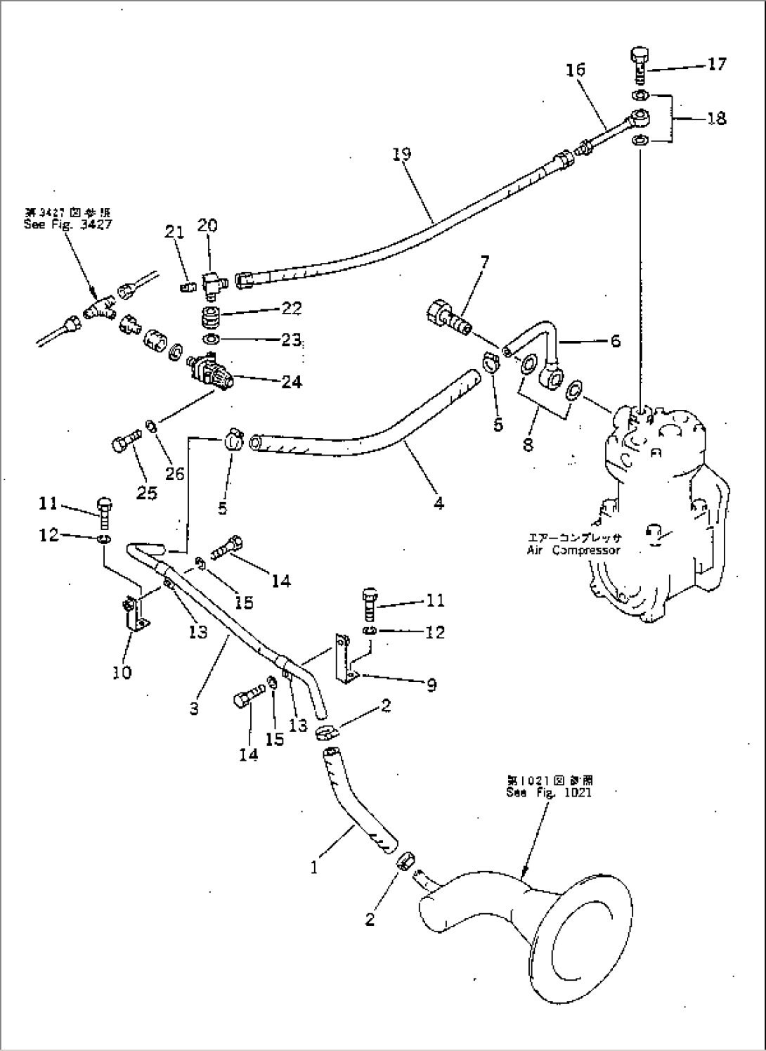 AIR PIPING (AIR COMPRESSOR TO GOVERNOR)