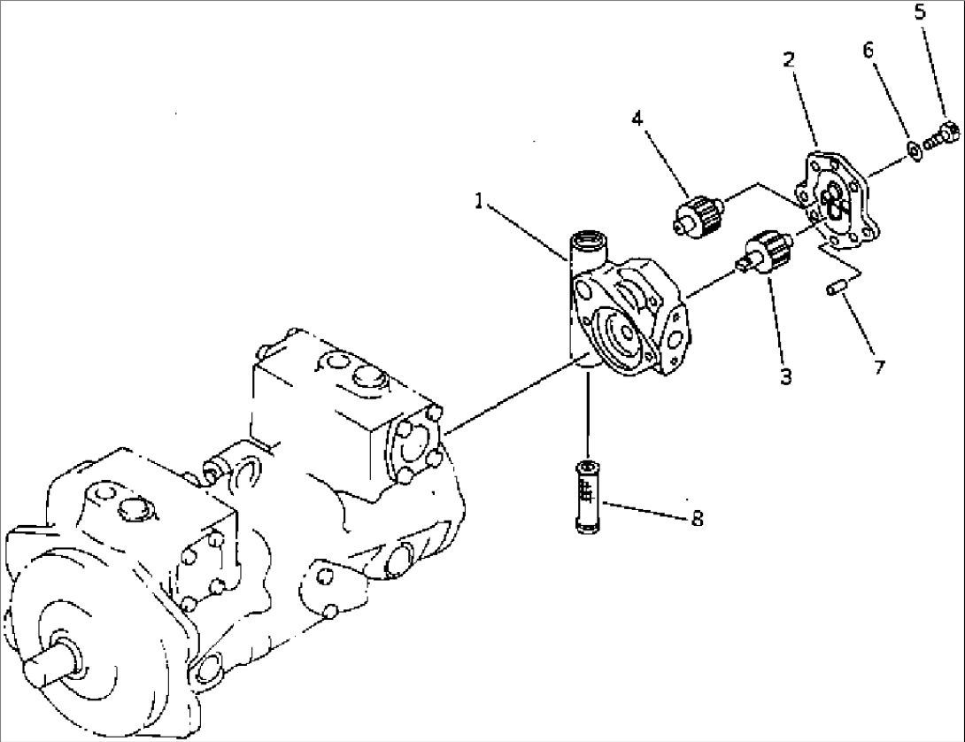 HYDRAULIC GEAR PUMP (WITH OLSS)