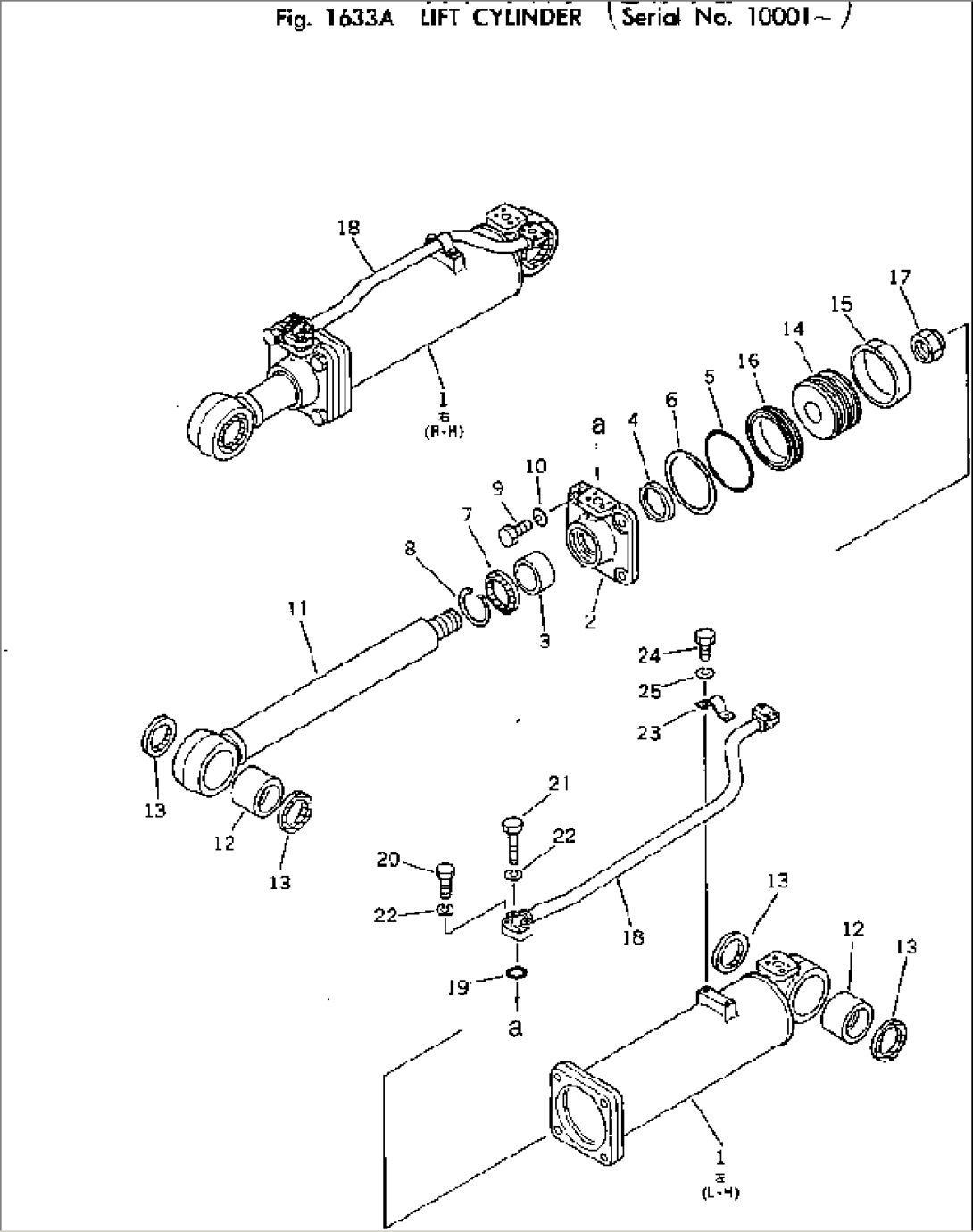 LIFT CYLINDER(#10001-)