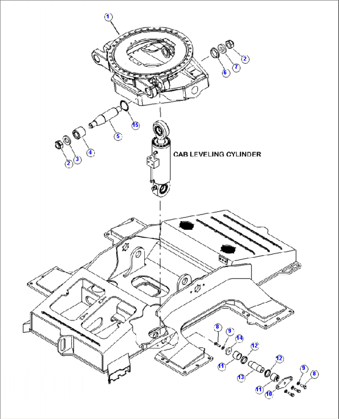 R4135-01A0 LEVELING CYLINDER MOUNTING