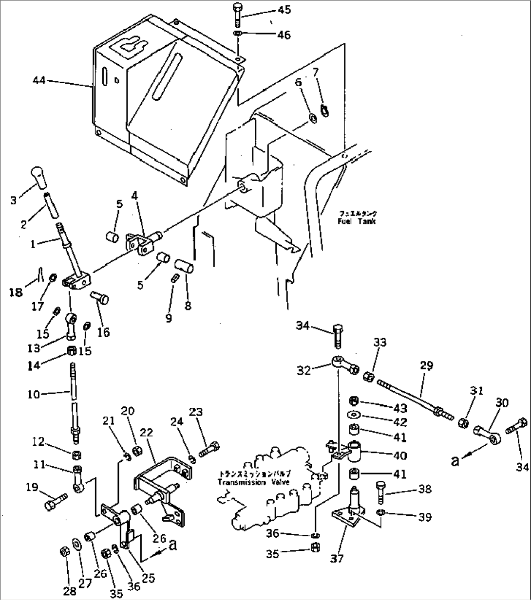 TRANSMISSION CONTROL LEVER